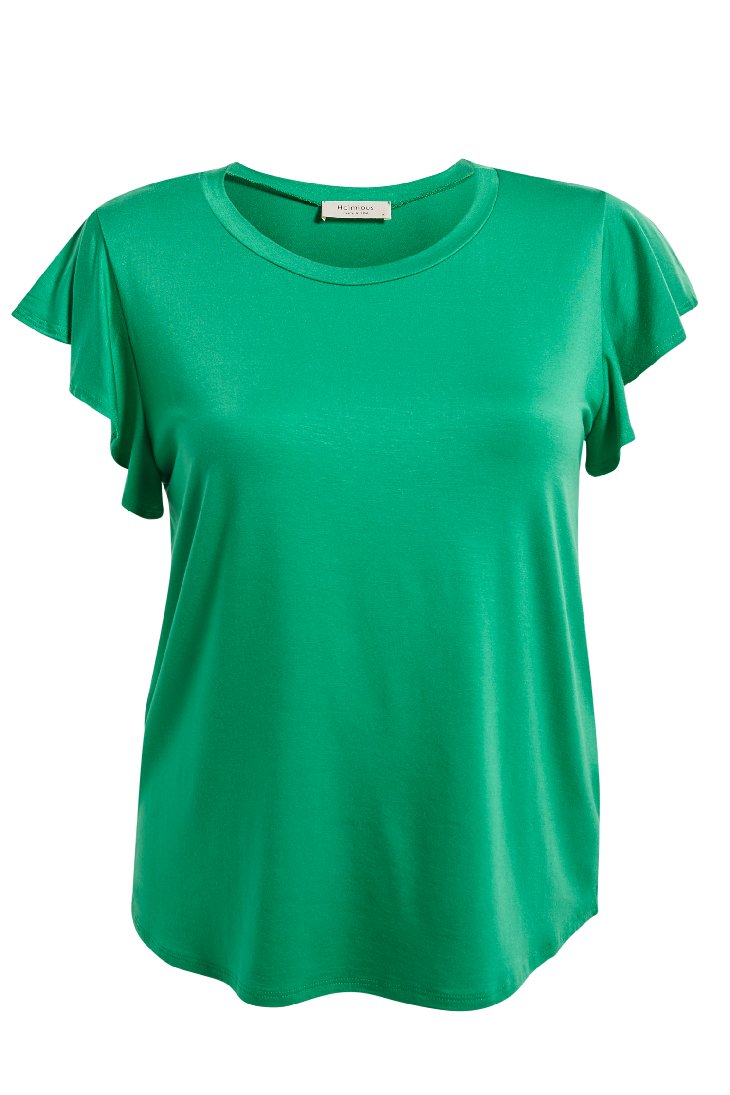 Short Flutter Sleeve Top