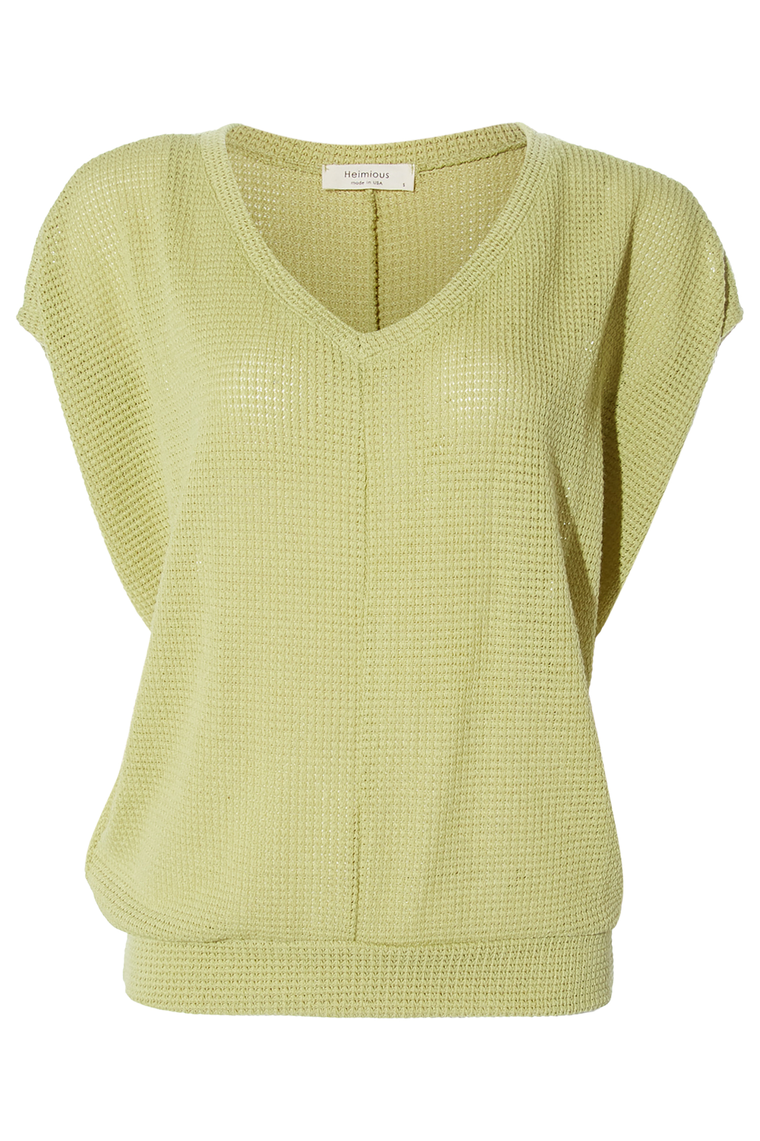 Slub Short Sleeve Top