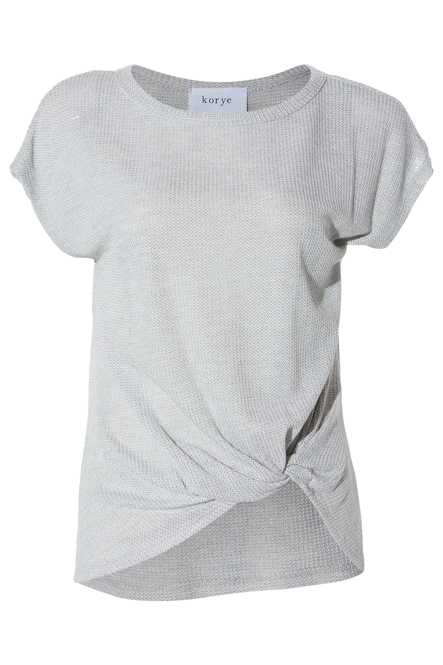 Side Knot Short Sleeve Top