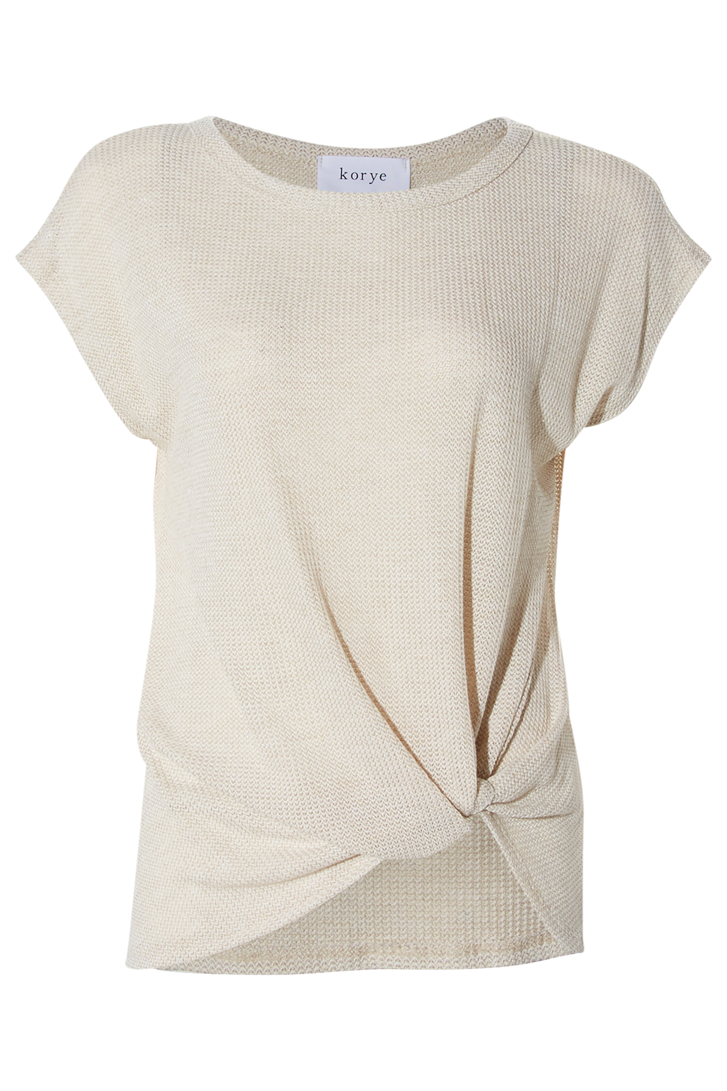 Side Knot Short Sleeve Top