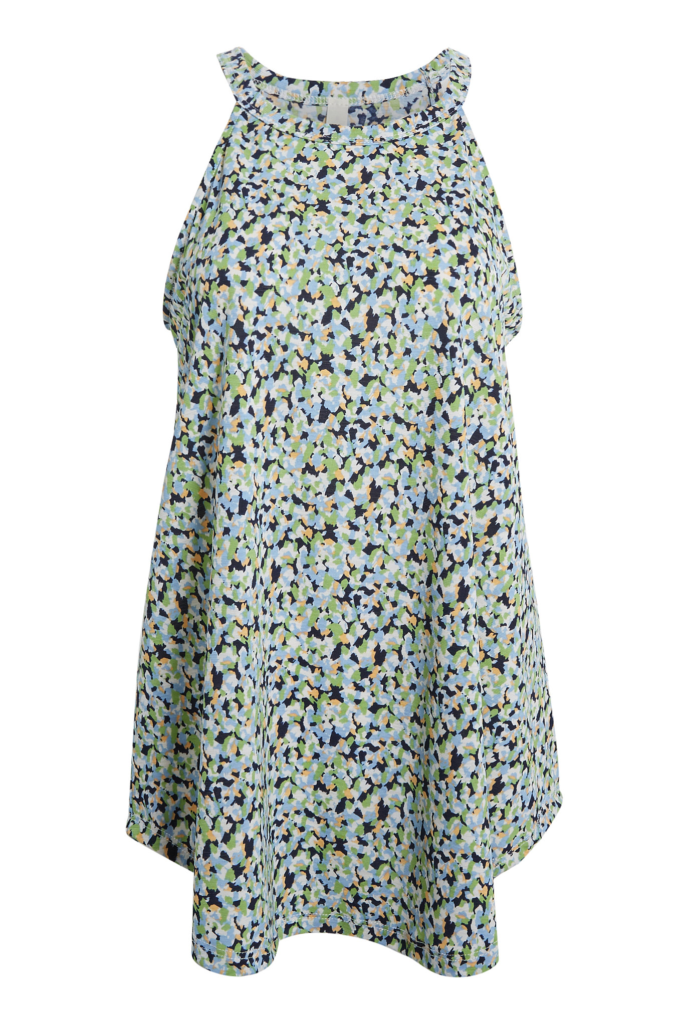 Halter Neck Multicolored Tank