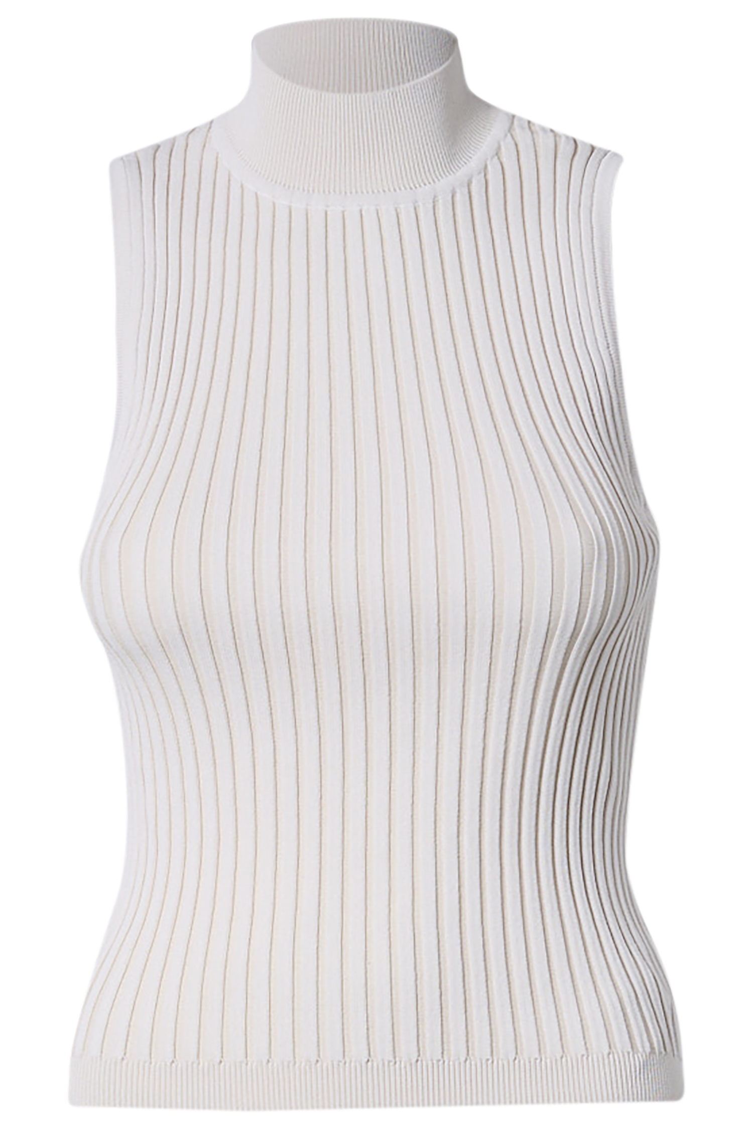 Sleeveless Mock Neck