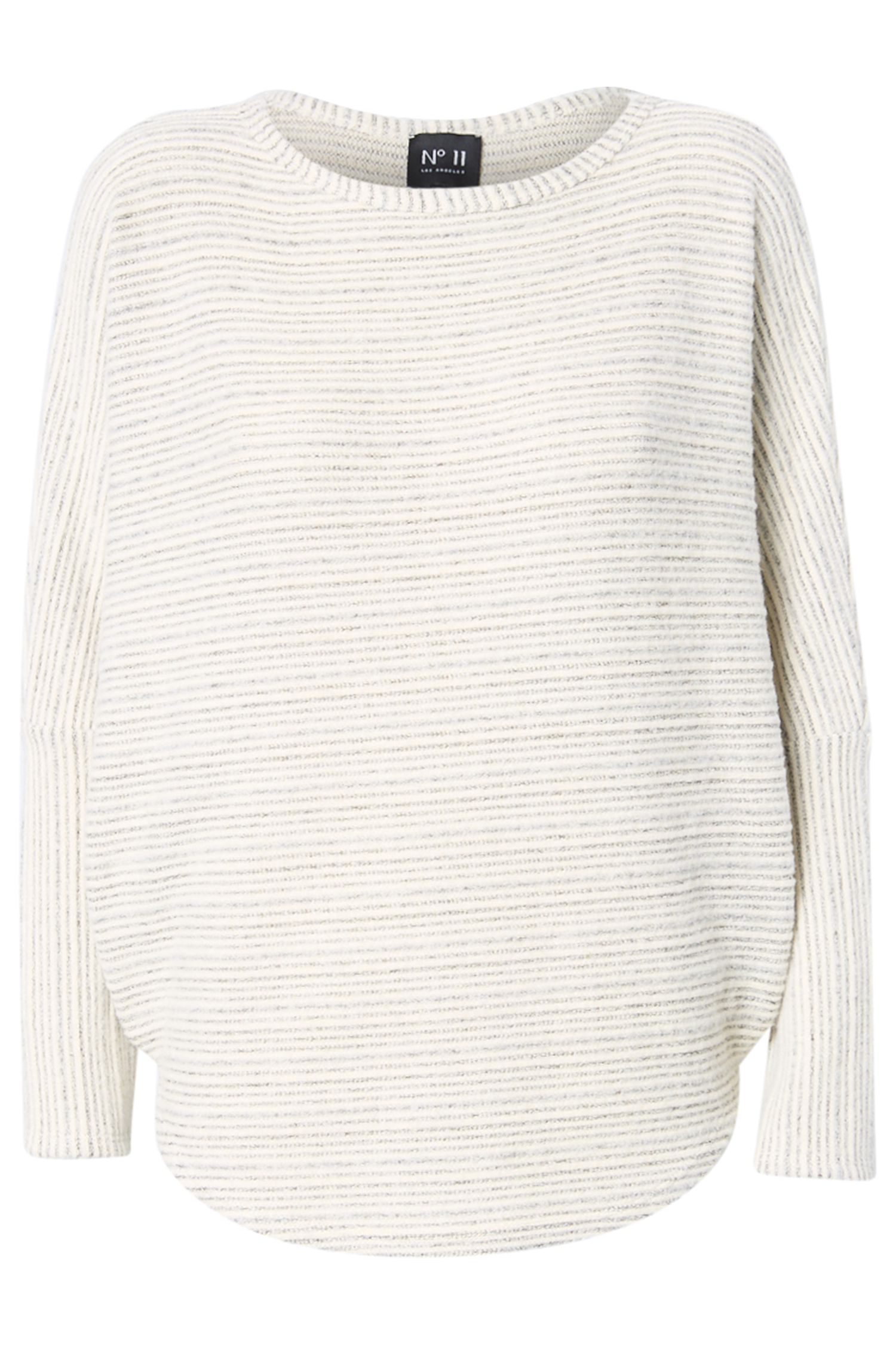 Dolman Sleeve Vertical Knit Top