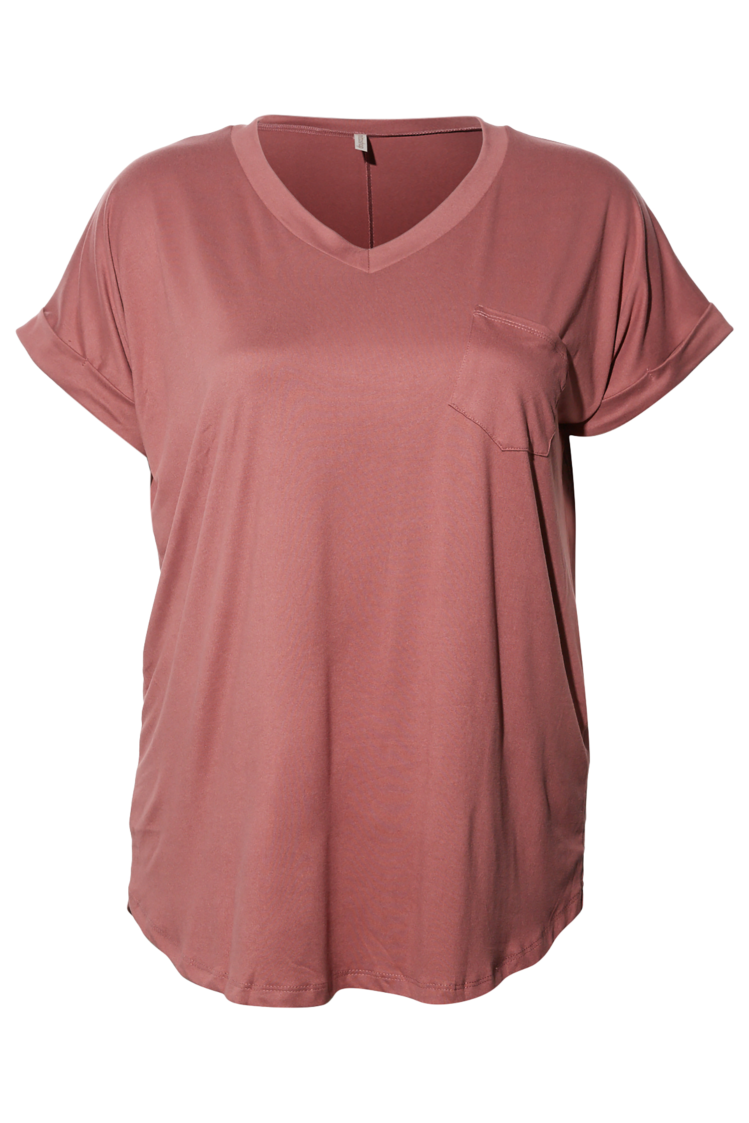V-Neck Pocket Top