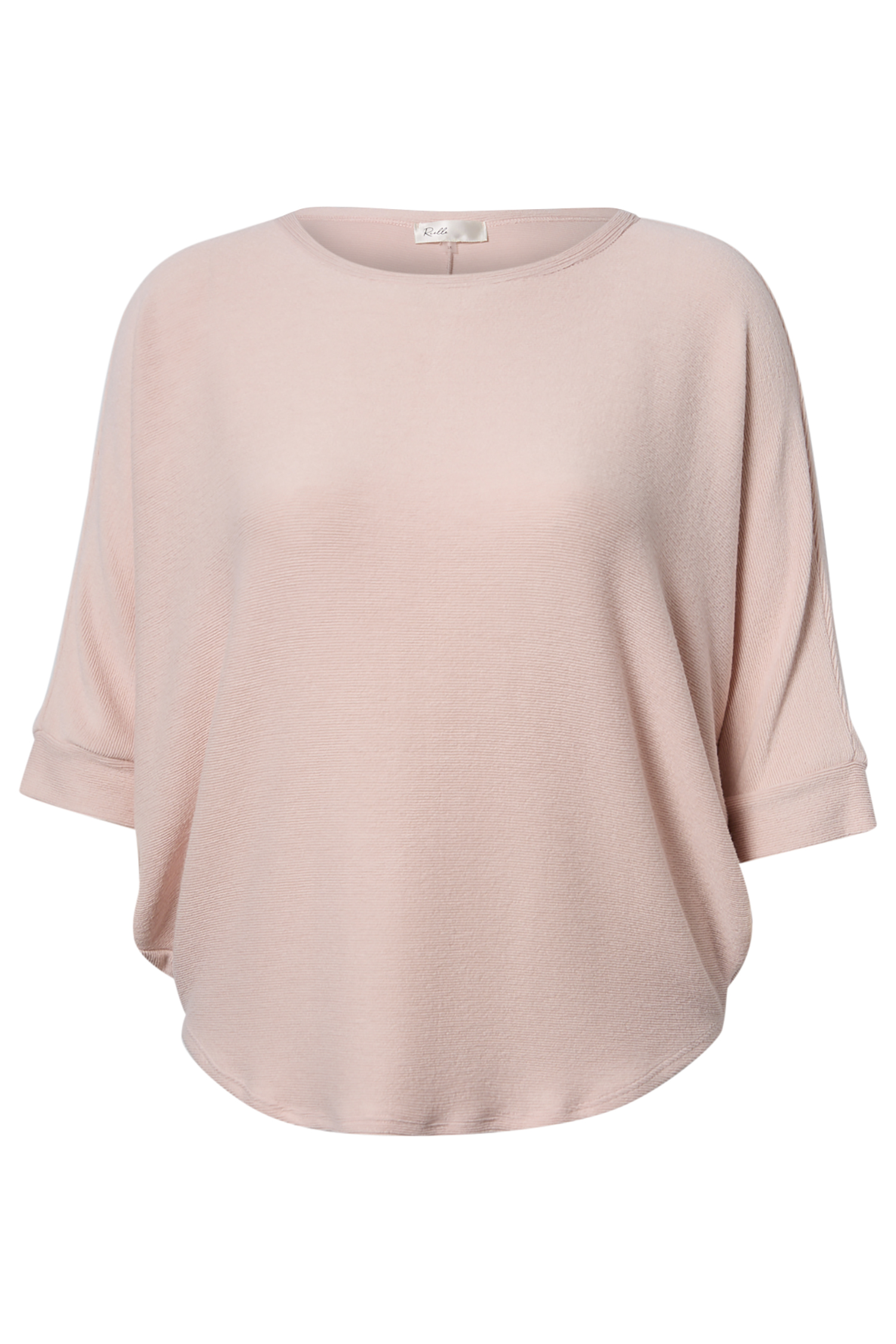Ribbed 3/4 Knit Top
