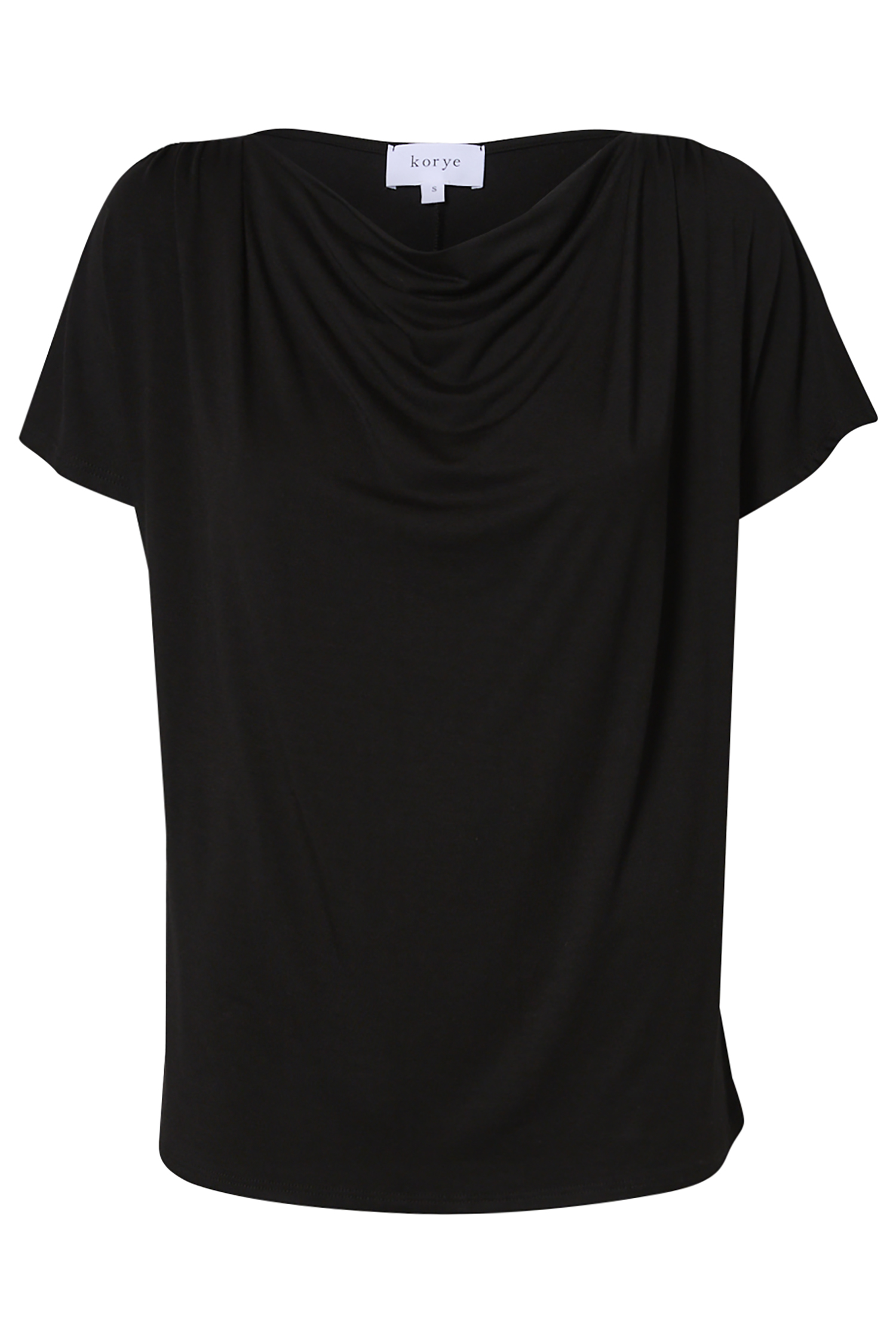 Short Sleeve Cowl Neck Top