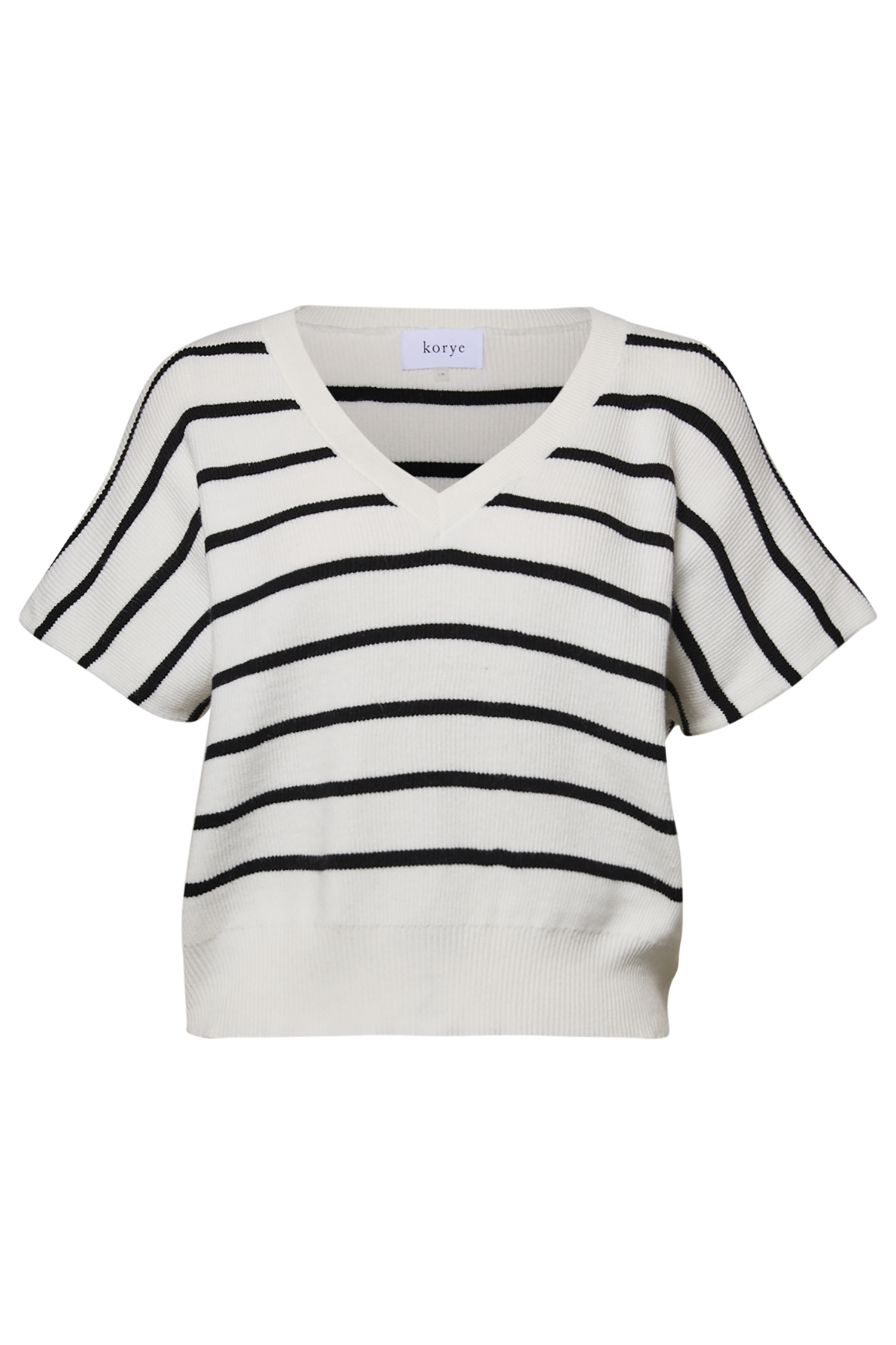 Striped V-Neck Top