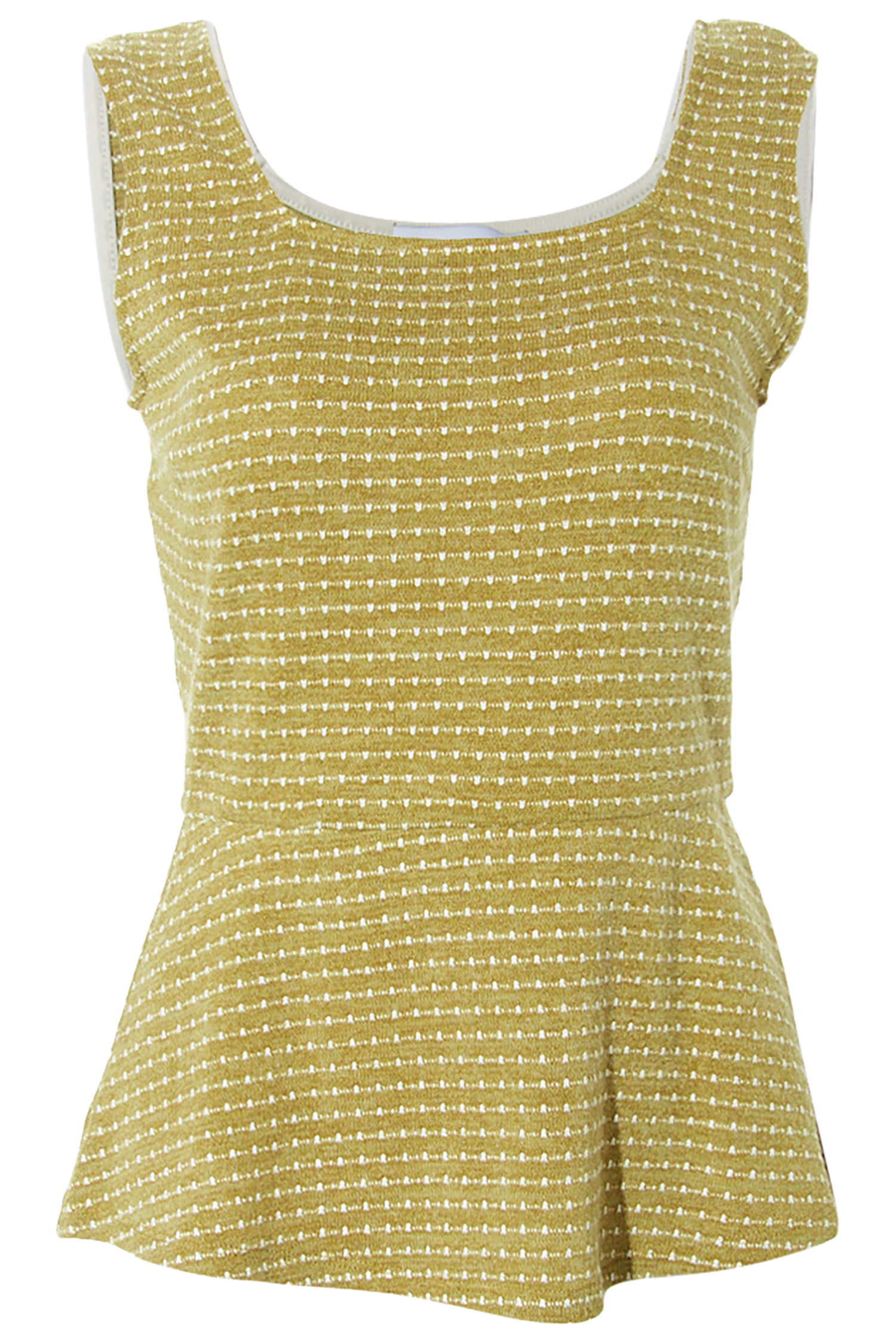 Sleeveless Square Neck Top