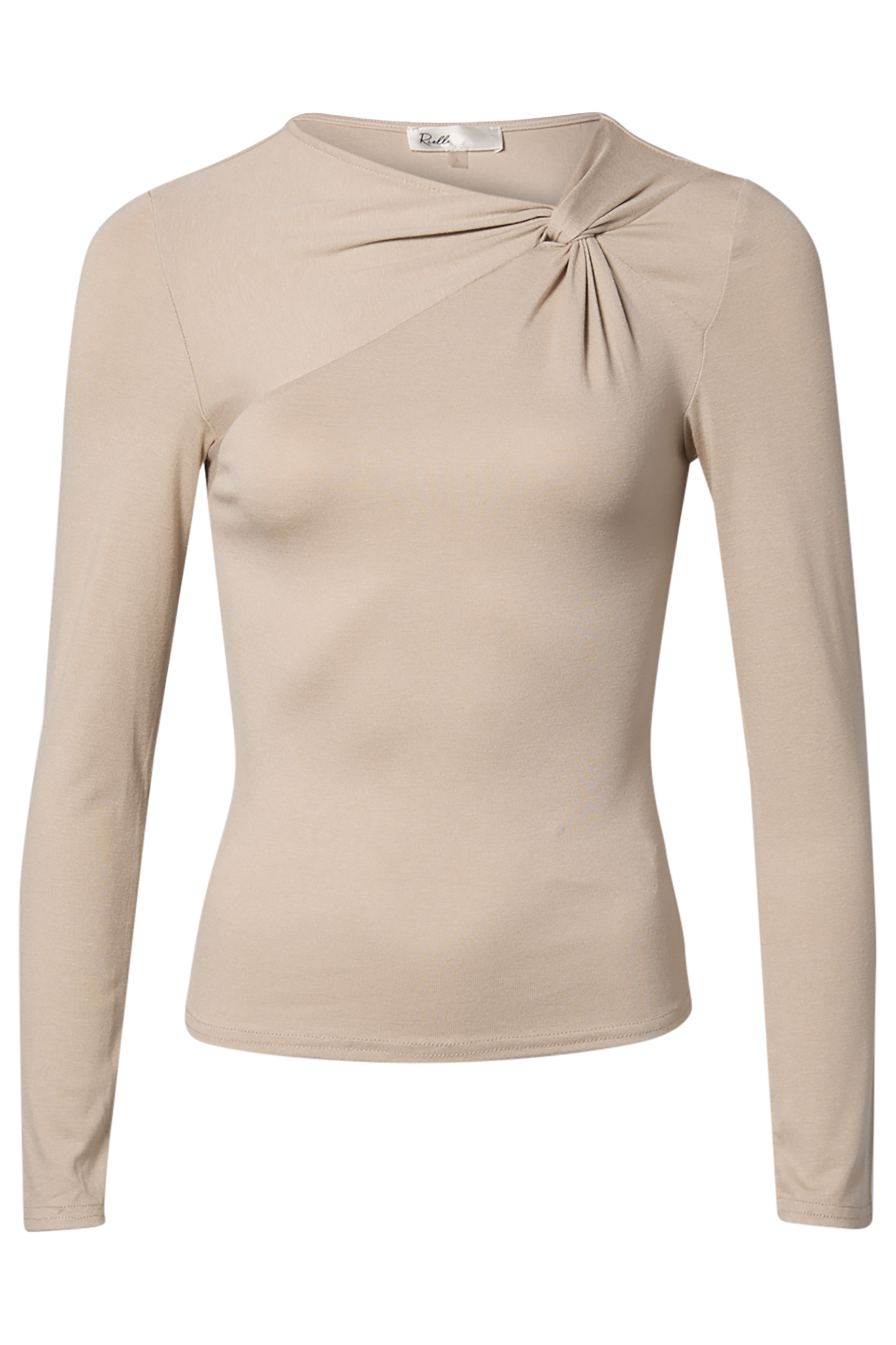Twist Neck Long Sleeve Top