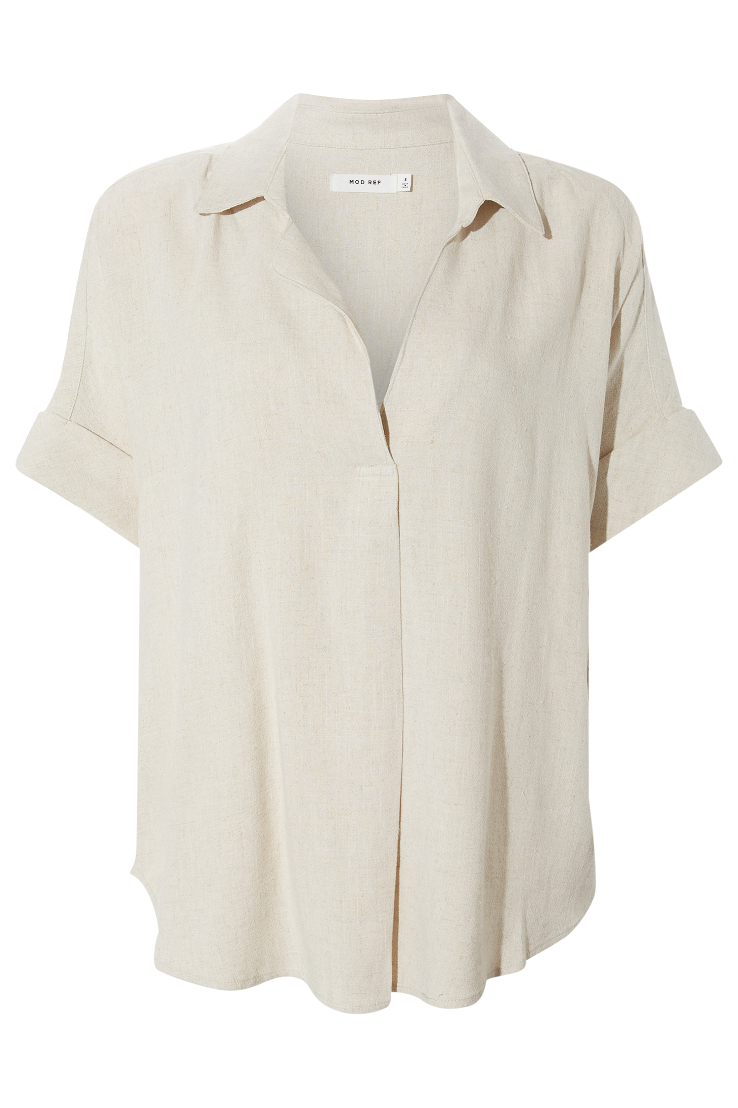 Short Sleeve Collared Top