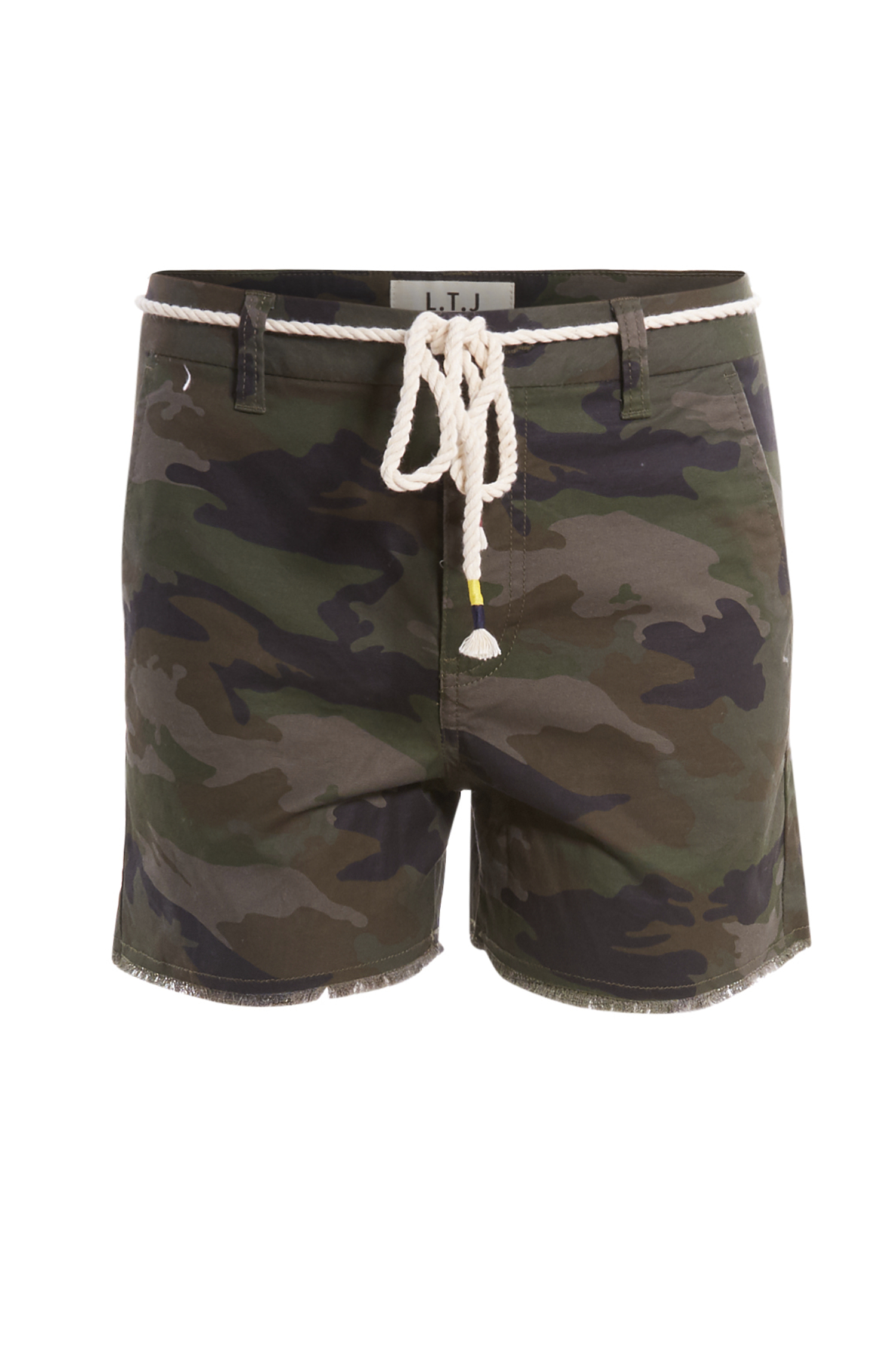 L.T.J. String Tie Camo Short