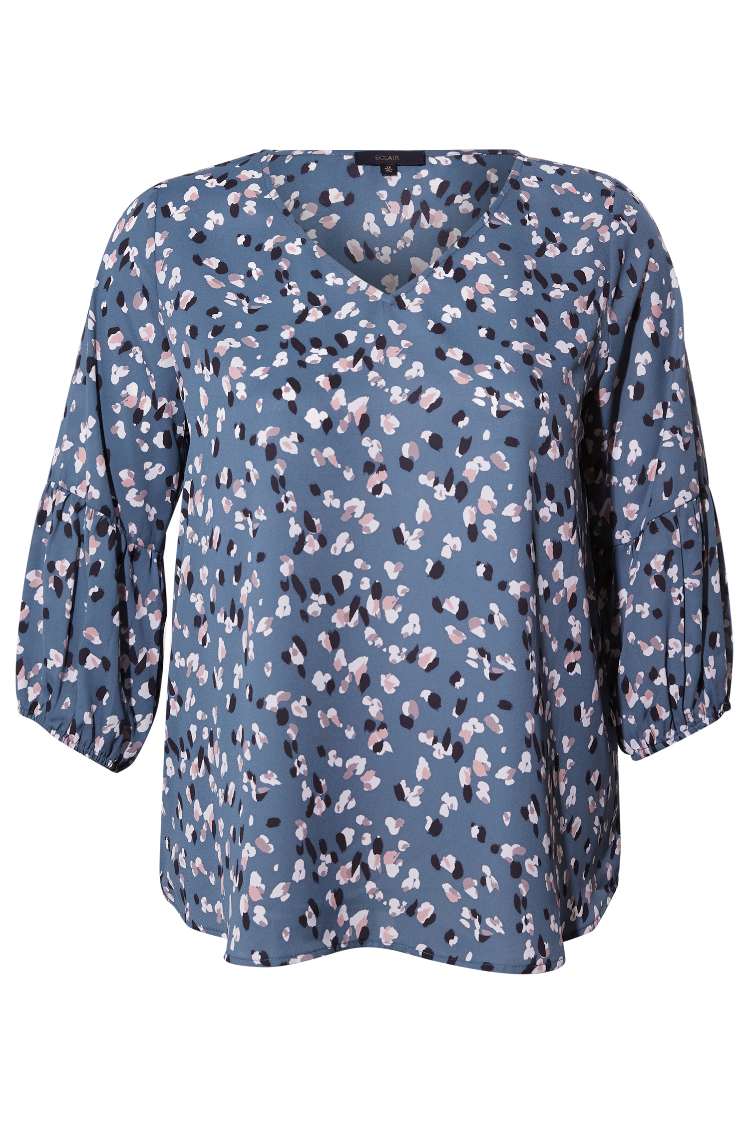 Collective Concepts V-Neck Printed Top