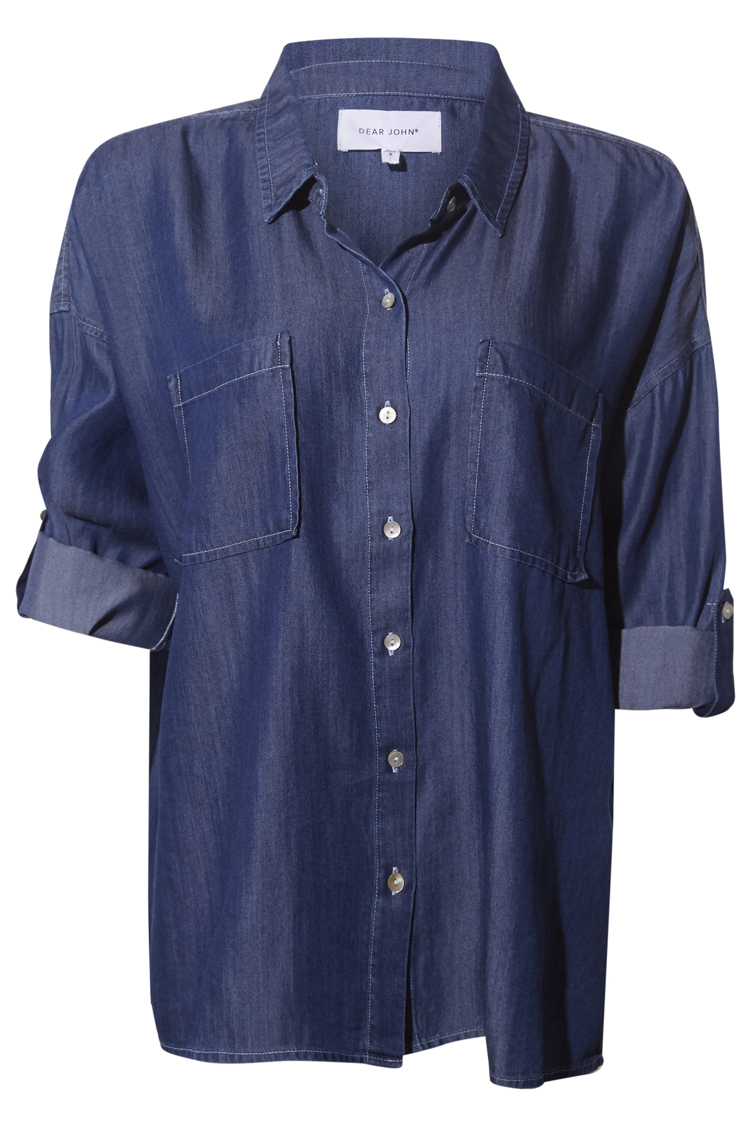 Dear John Long Sleeve Button Front