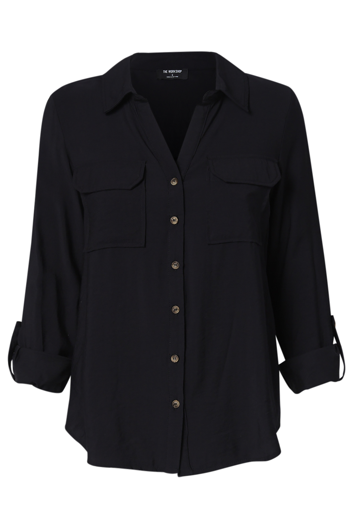 Long Sleeve Button Up Top