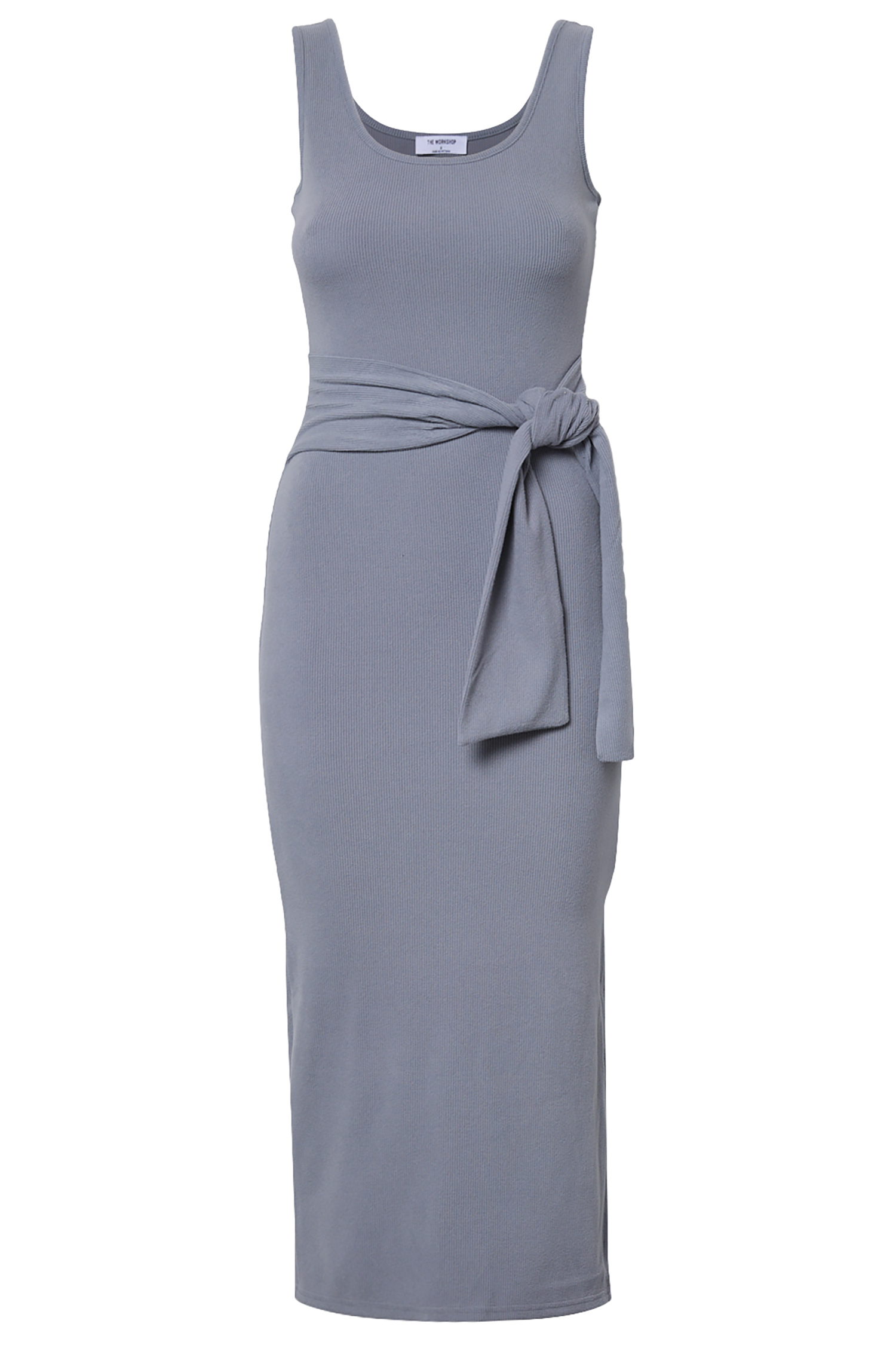 Fitted Dress with Side Tie