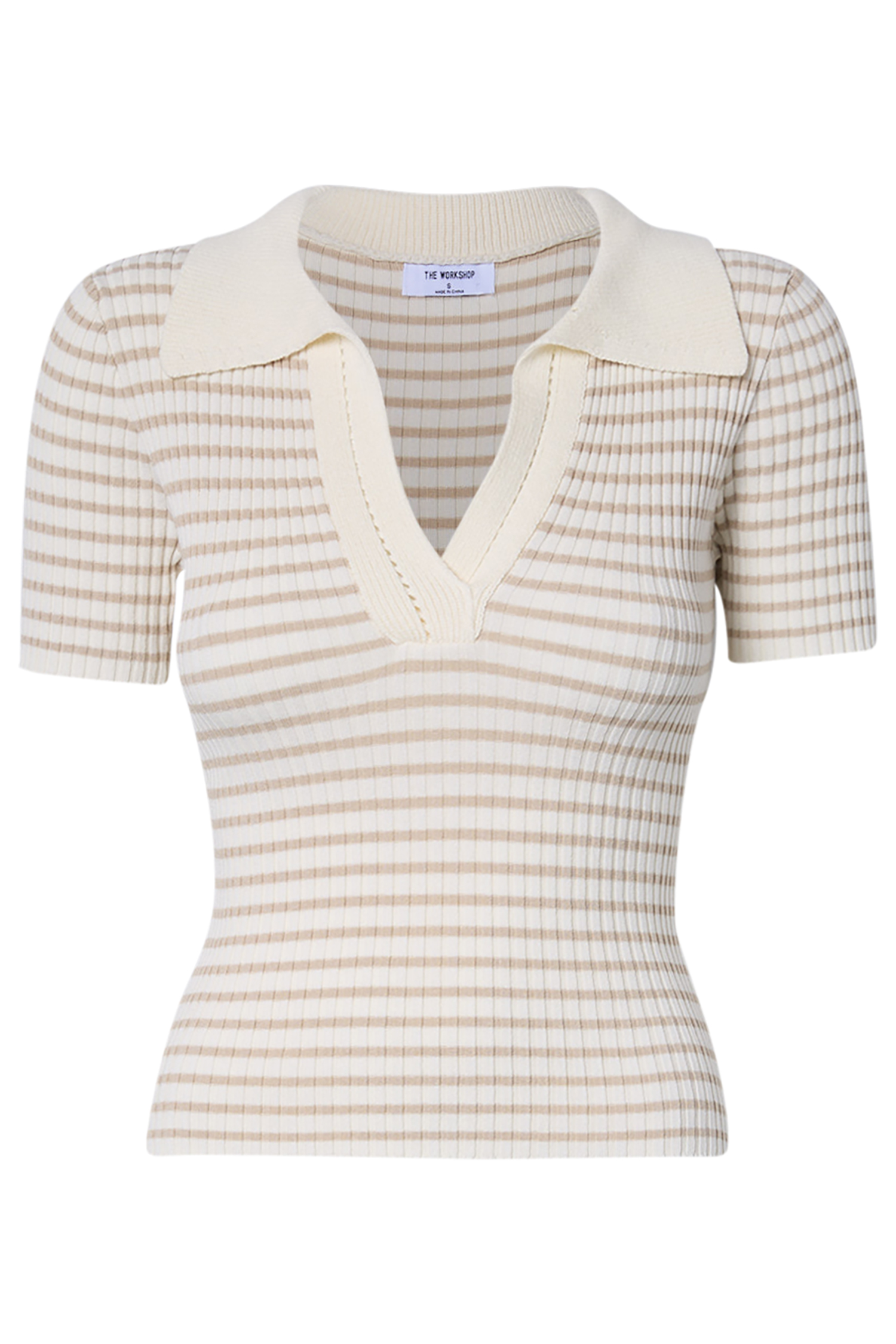 V-Neck Striped Top