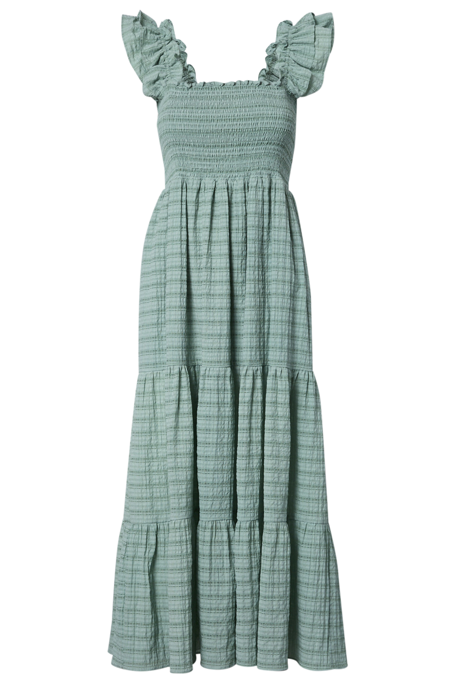 Smocked Midi Dress
