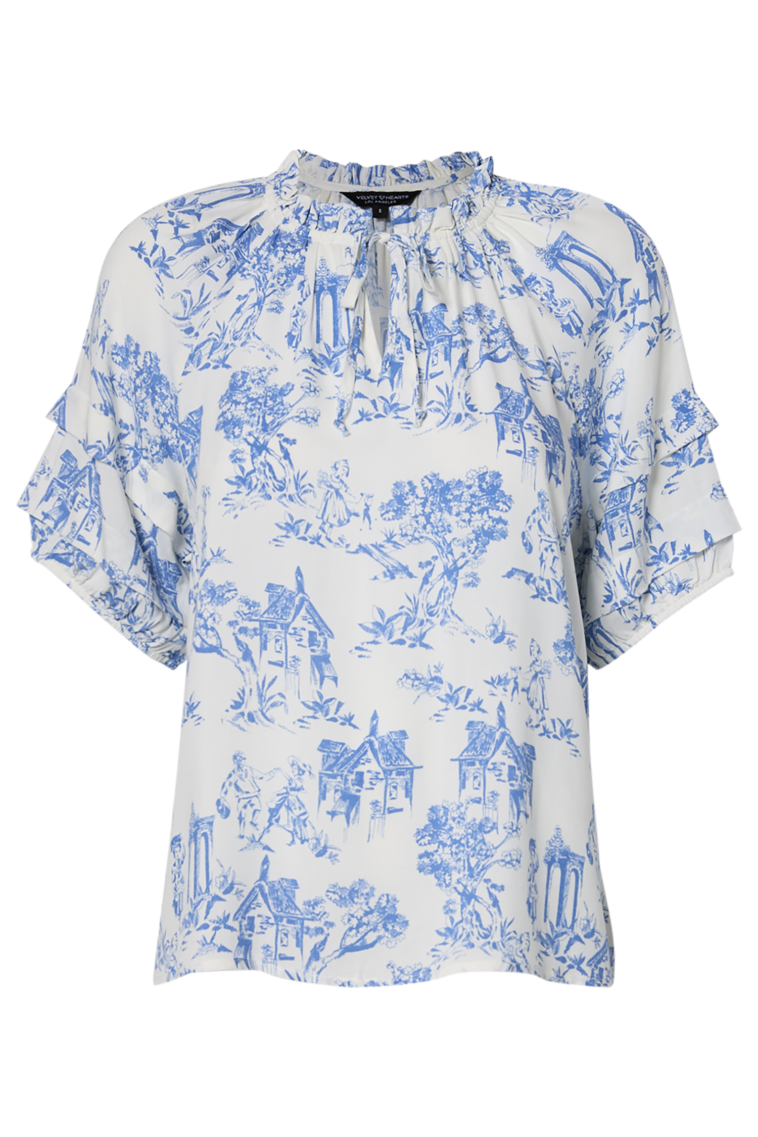 Velvet Heart Printed Top