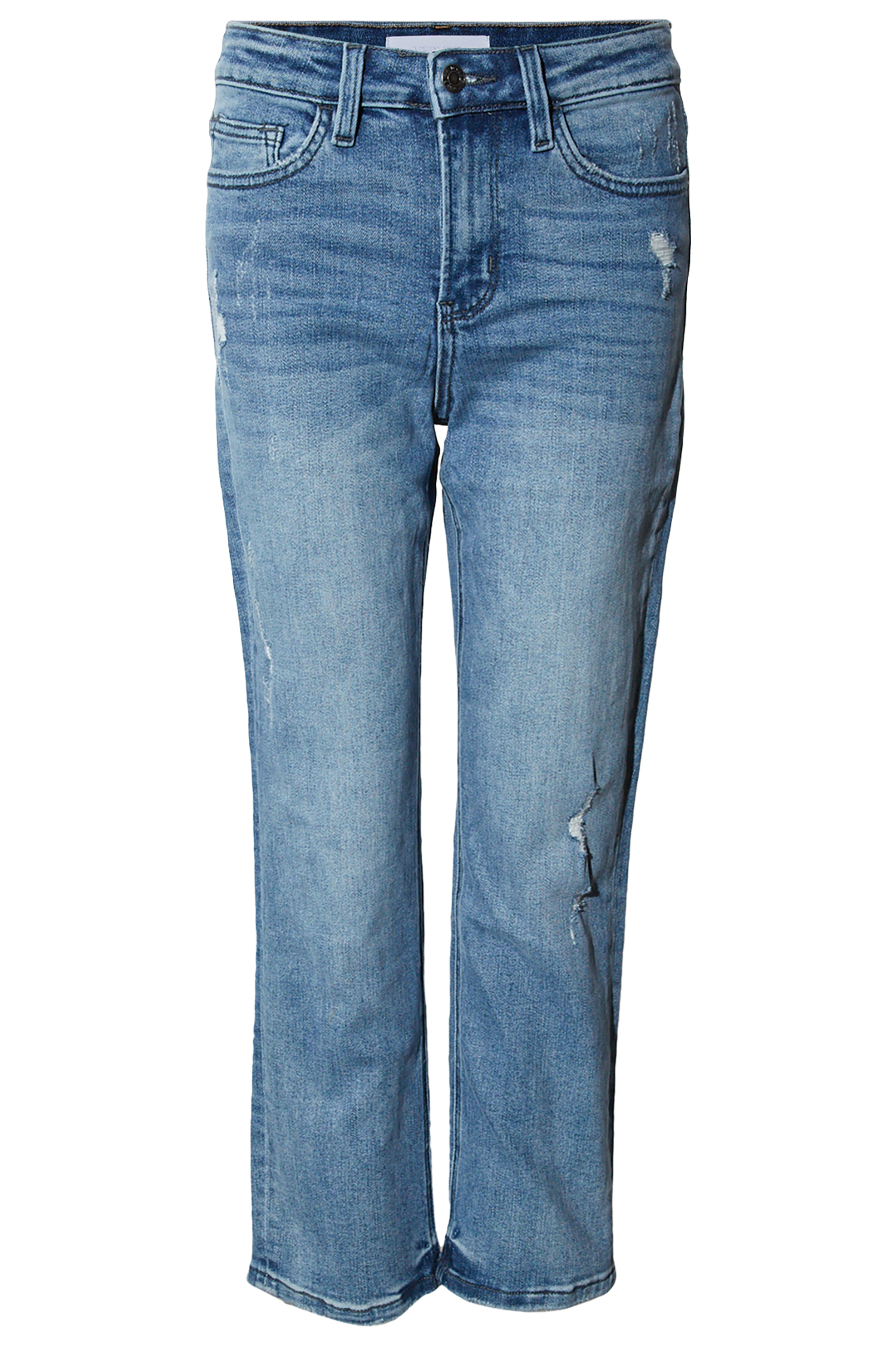 High Rise Slim Straight Jean