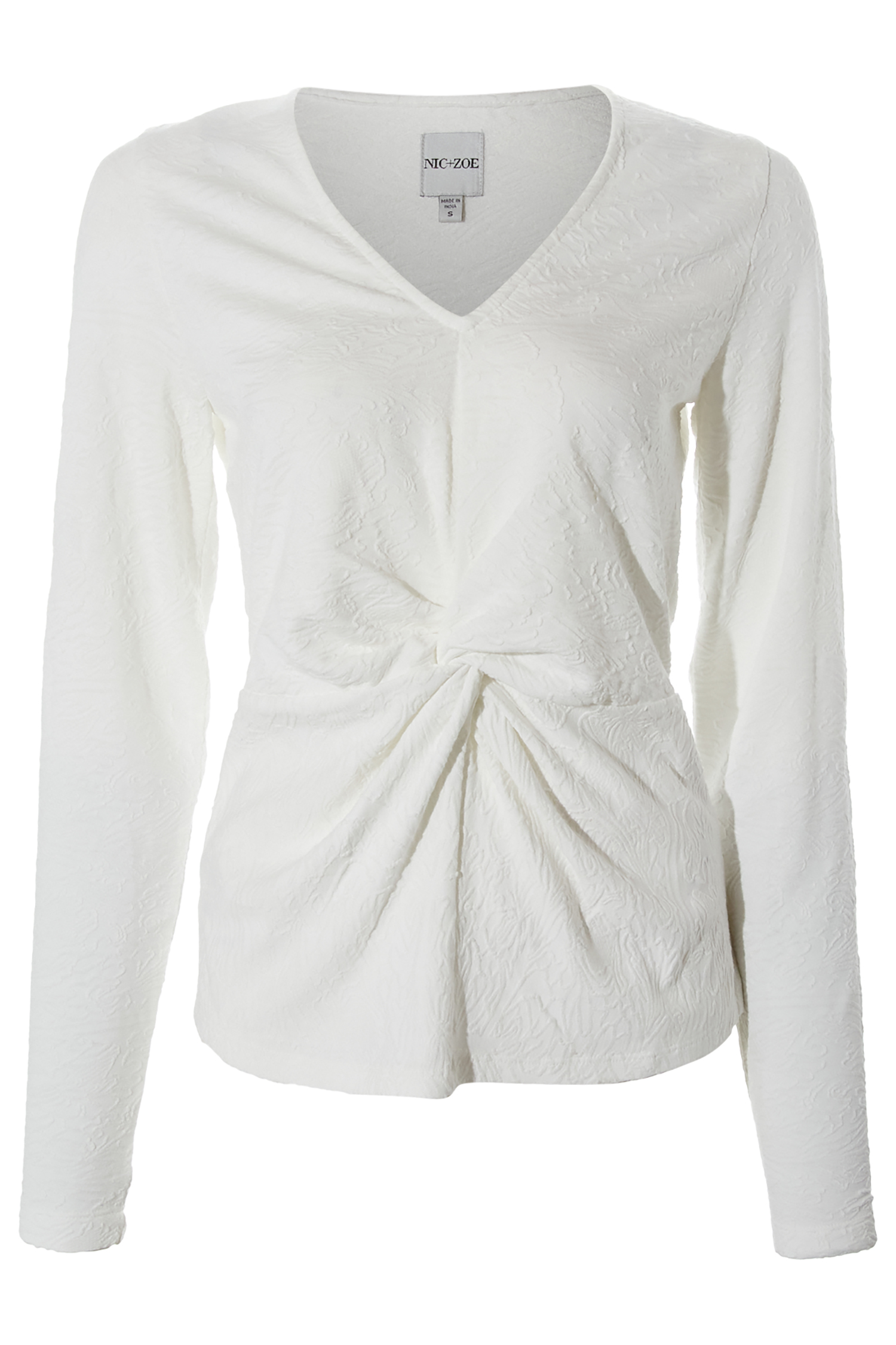 NIC + ZOE Twist Front Lace Top