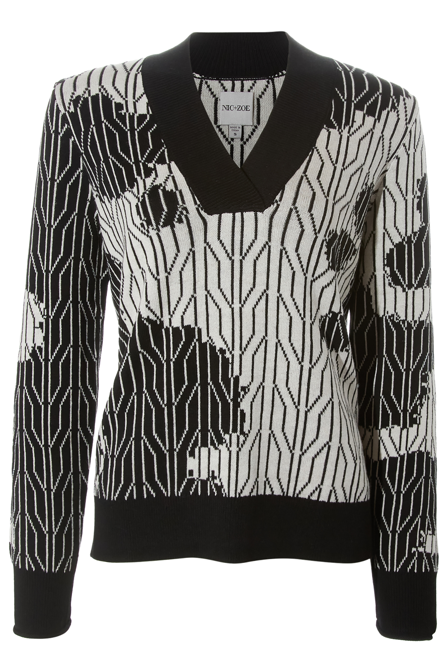 NIC+ZOE Printed Sweater