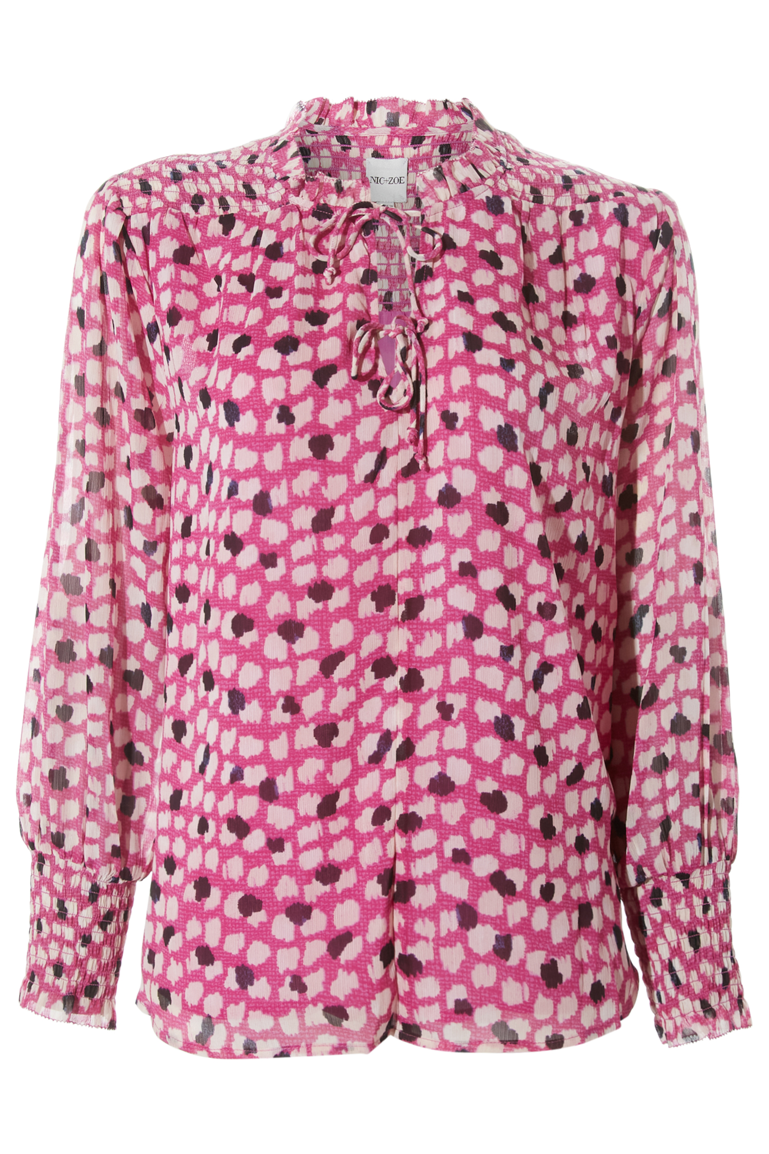 NIC+ZOE Multicolor Dot Top