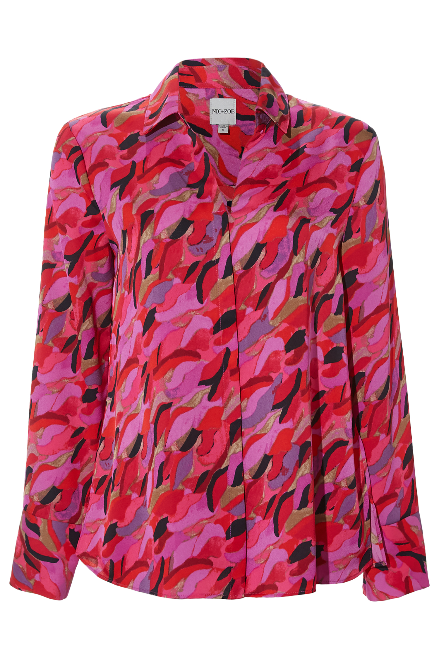 NIC+ZOE Printed Button Front