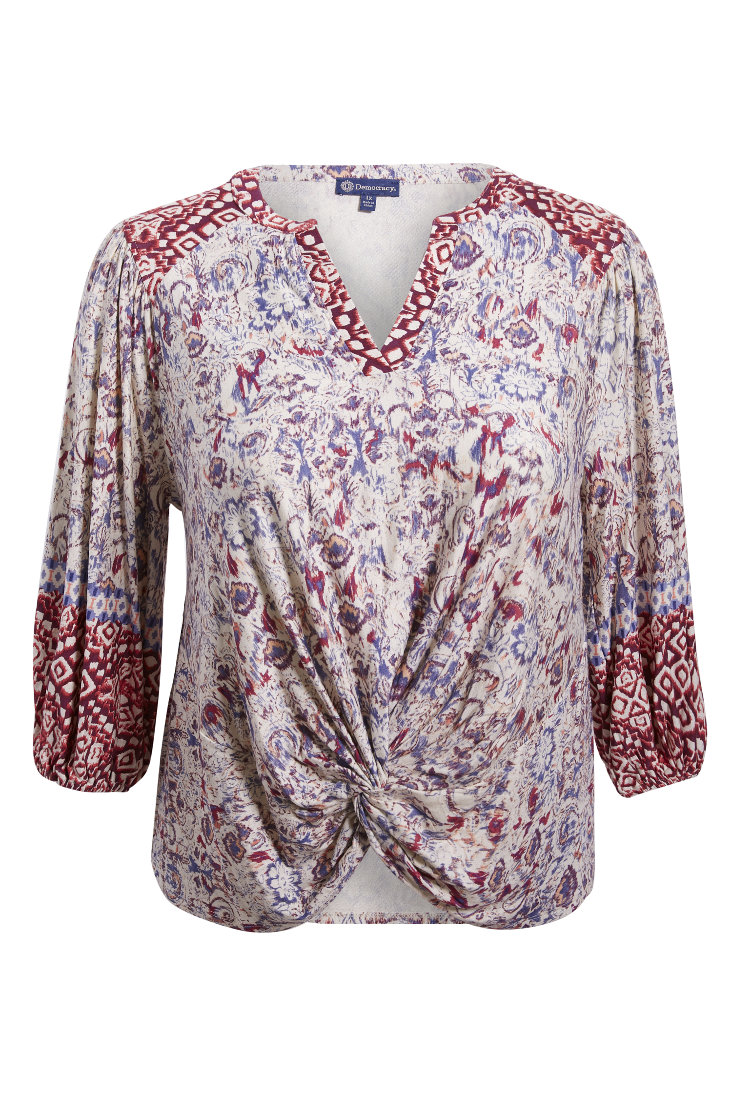 Democracy Multi Printed Top