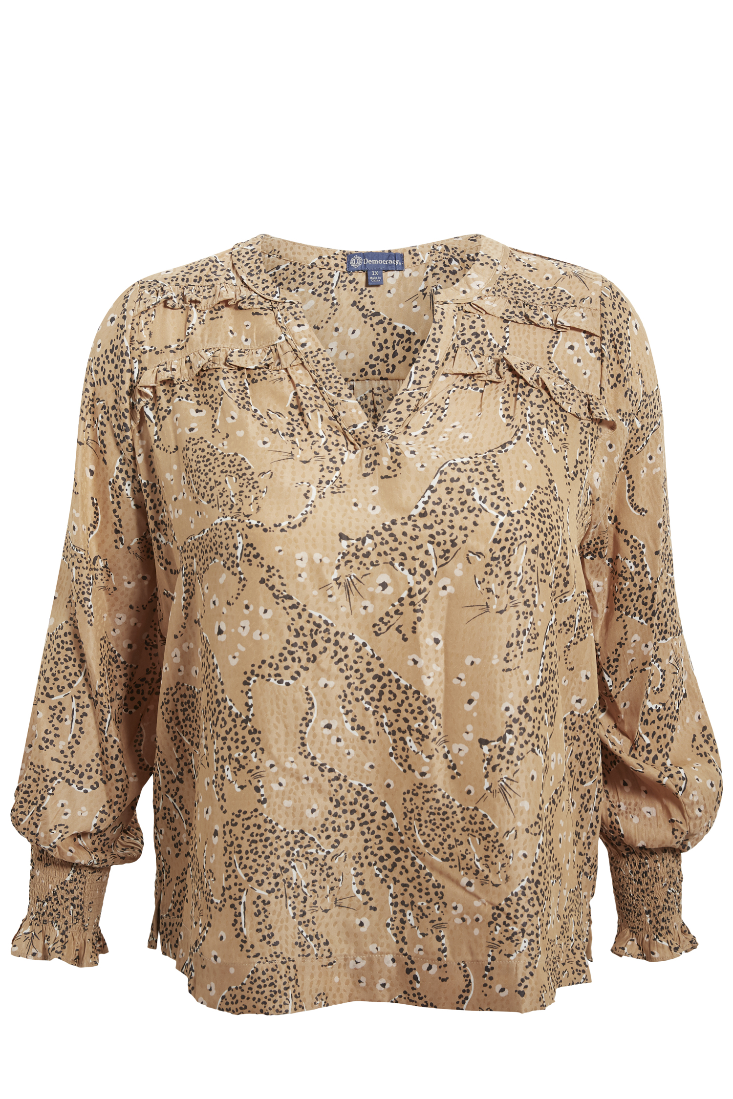Democracy Animal Print Top