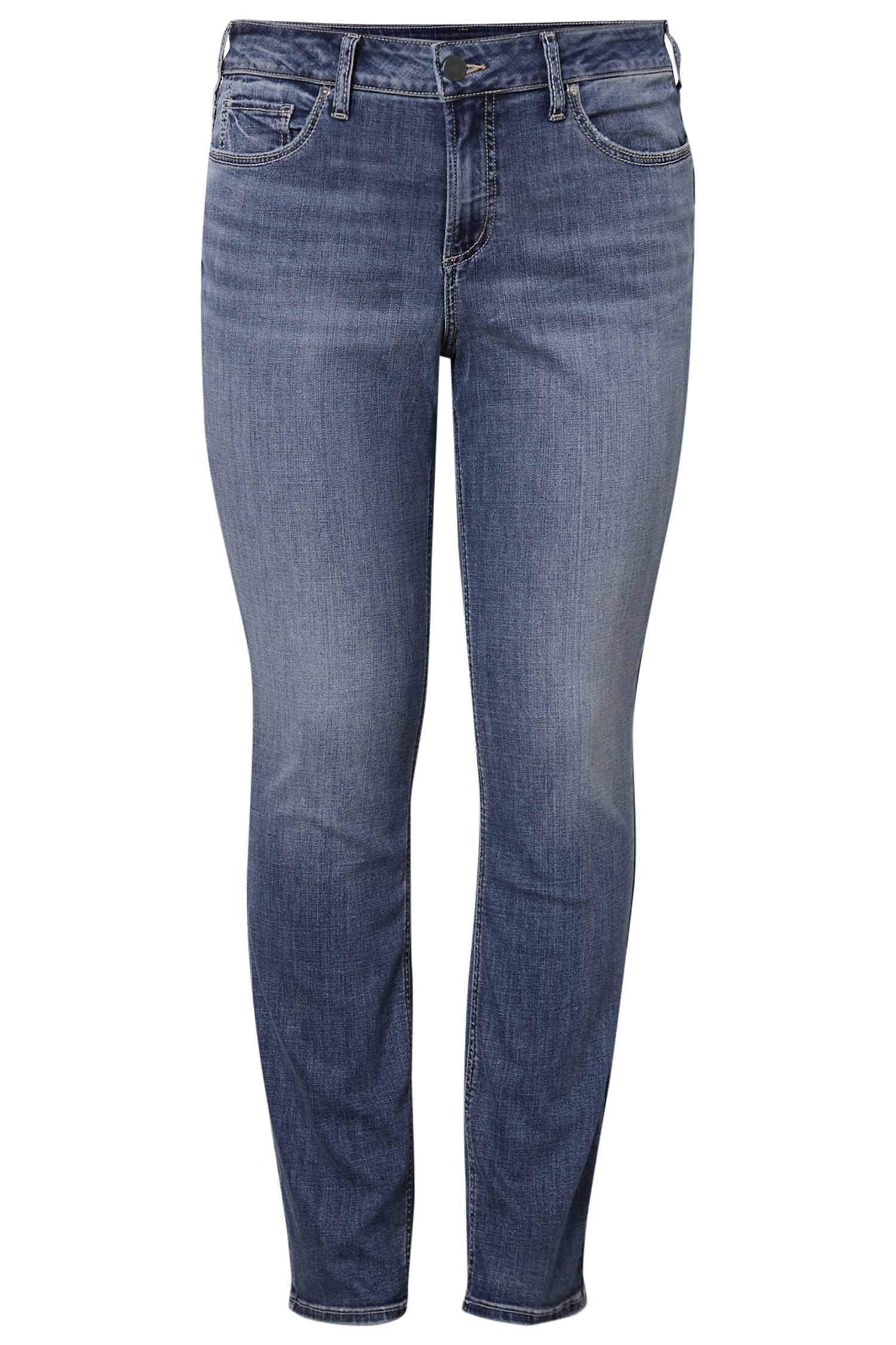High Rise Straight Leg Denim