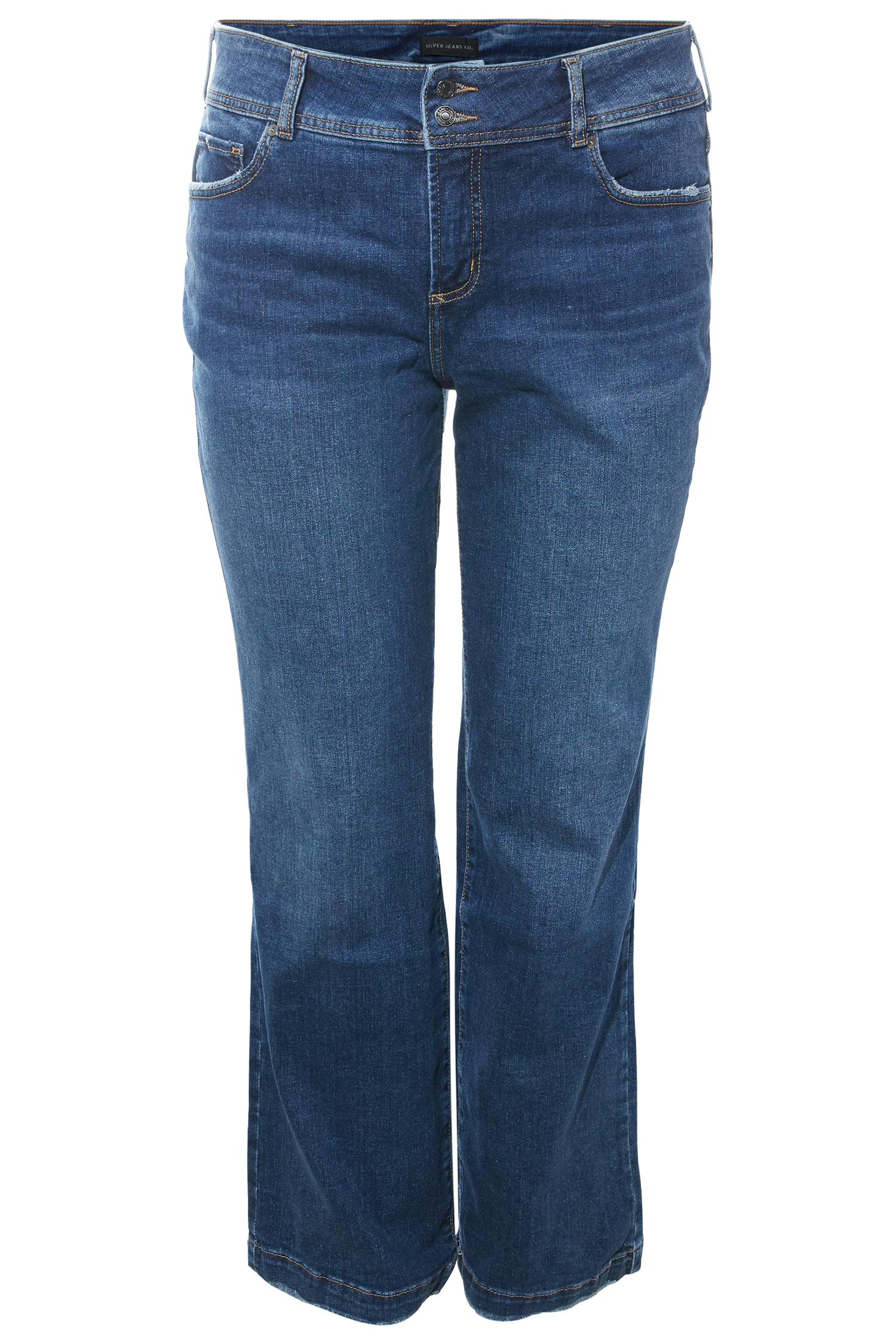 Silver Jeans Co. High Rise Double Button Fly Bootcut Jean