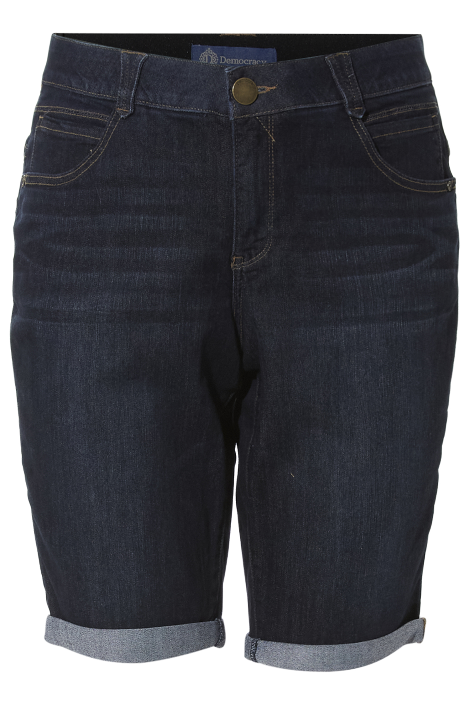Democracy High Rise Cuffed Bermuda Short
