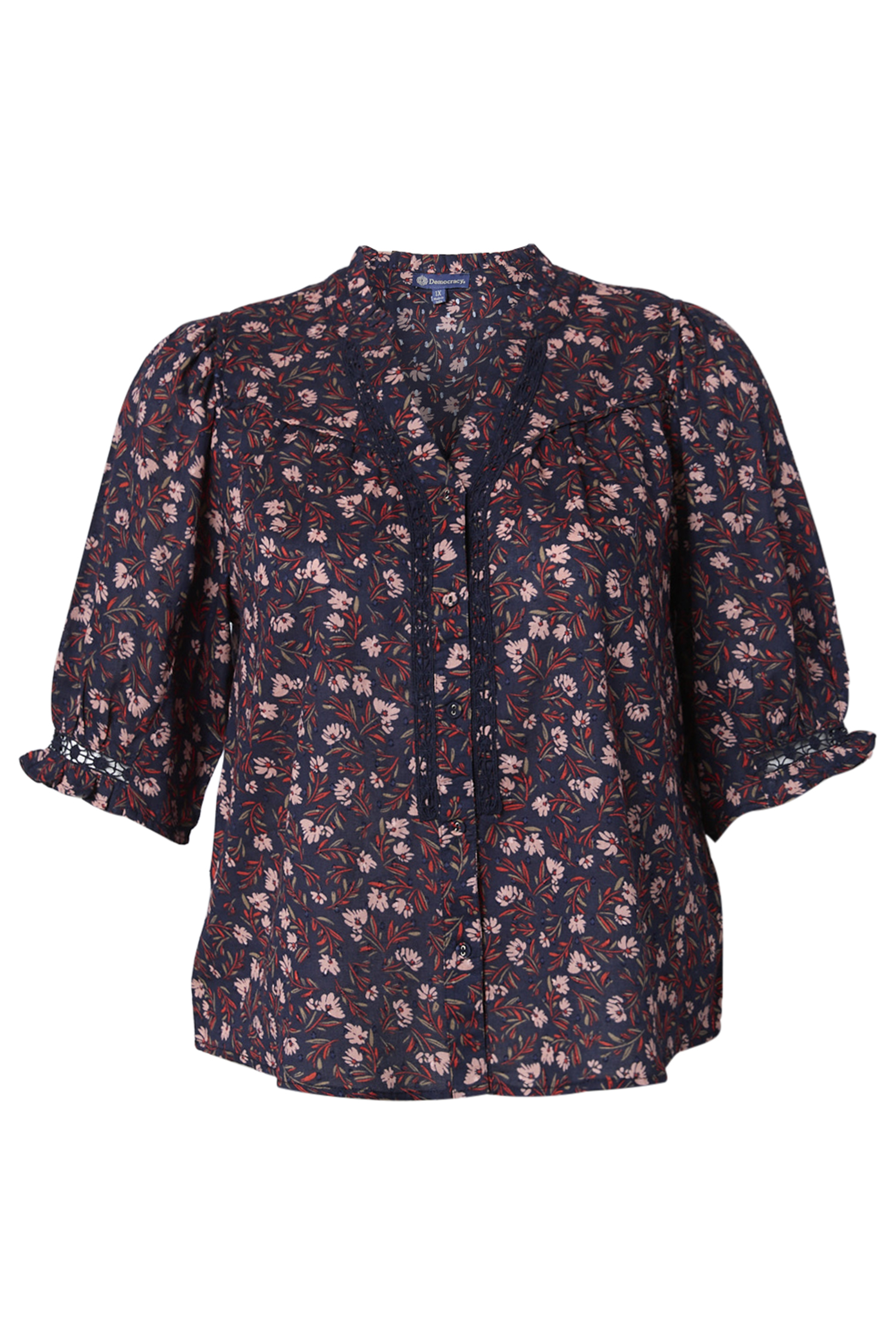 Democracy Floral Print Top