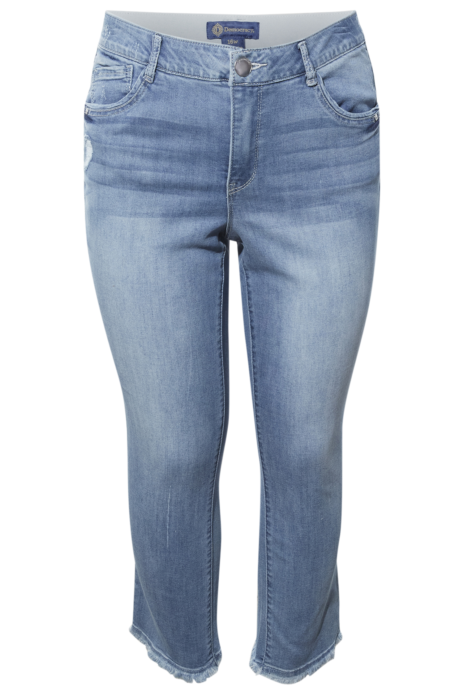 Democracy 'Ab' Solution High Rise Slim Straight