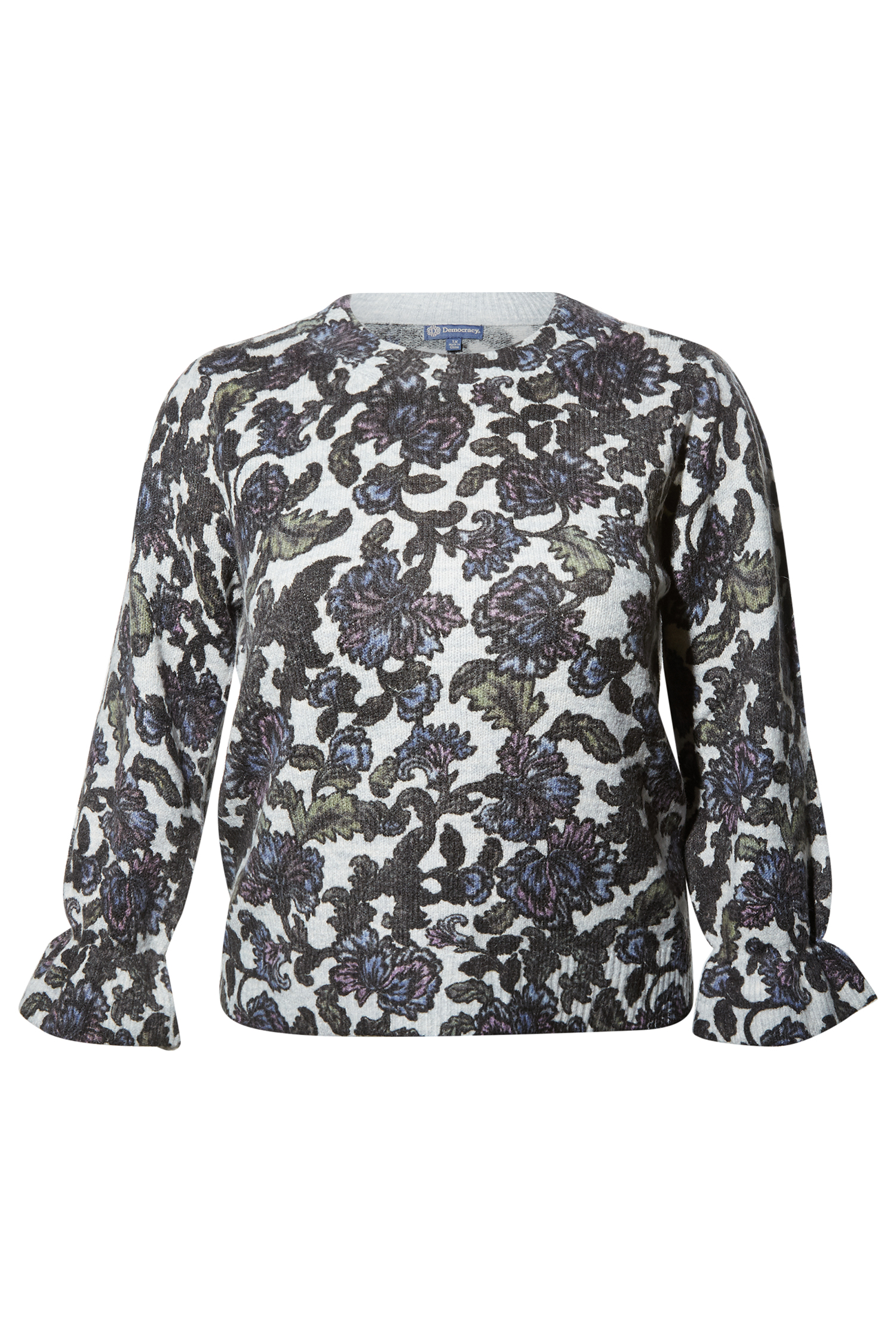 Democracy Floral Print Sweater