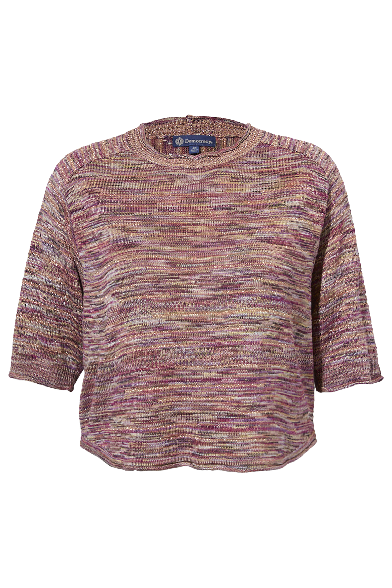 Democracy Round Neck Multi Sweater