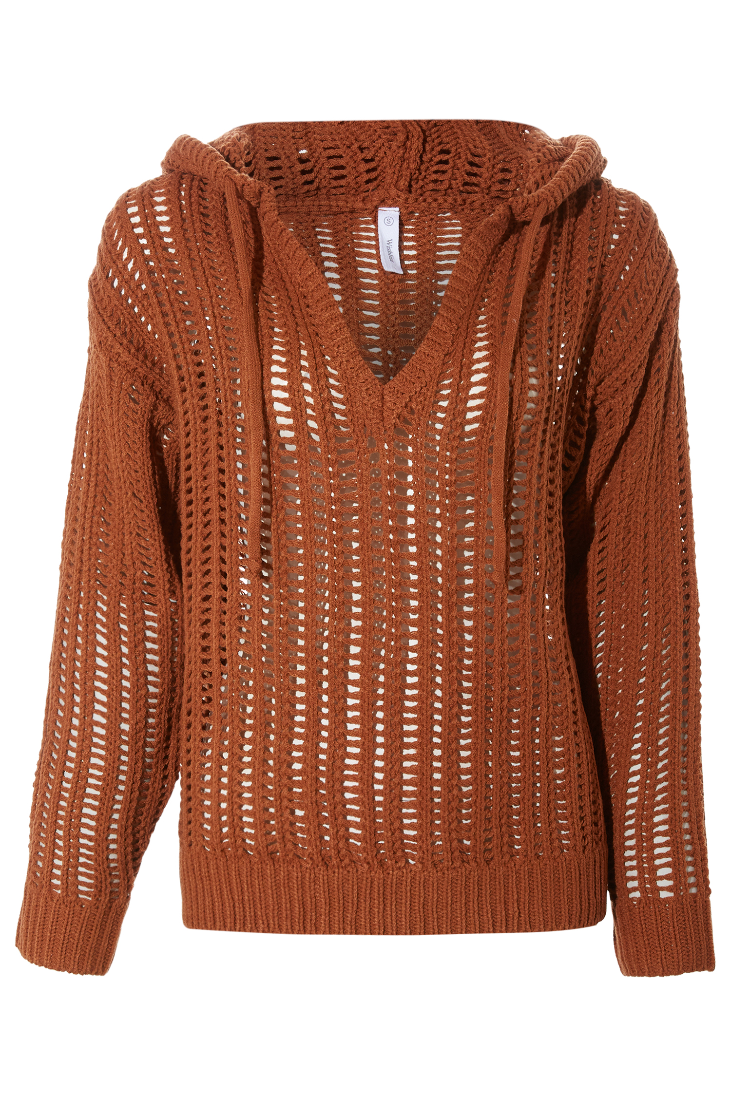 Hooded Crochet Sweater