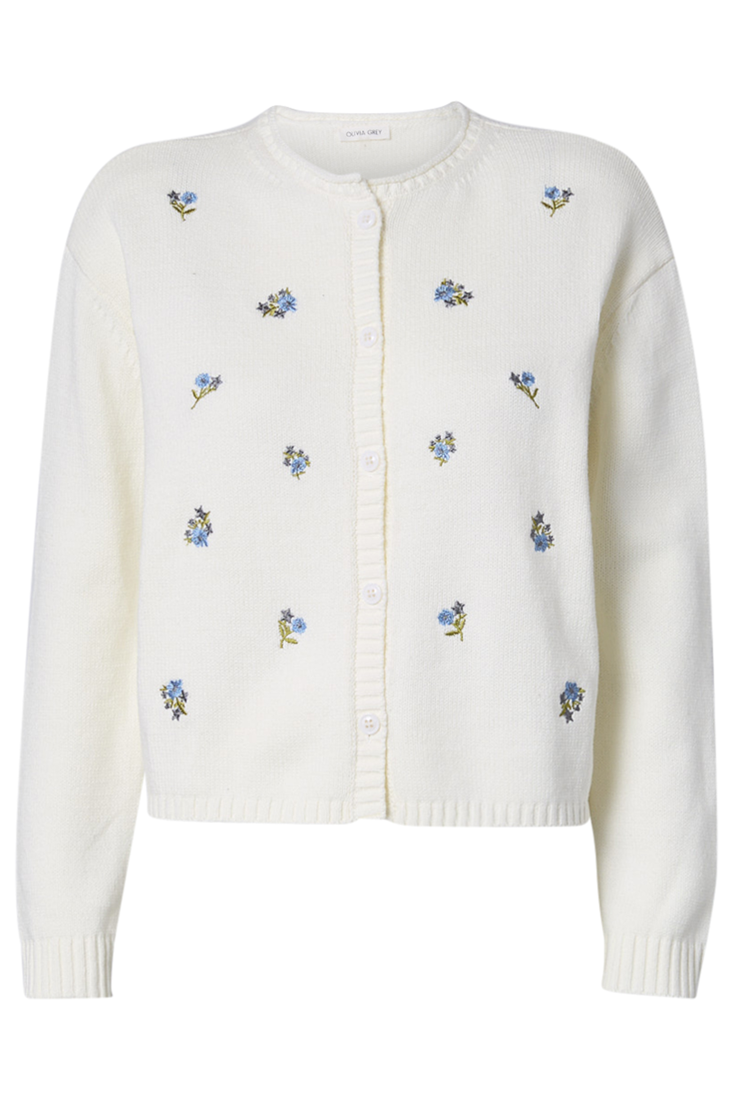 Floral Embroidered Cardigan