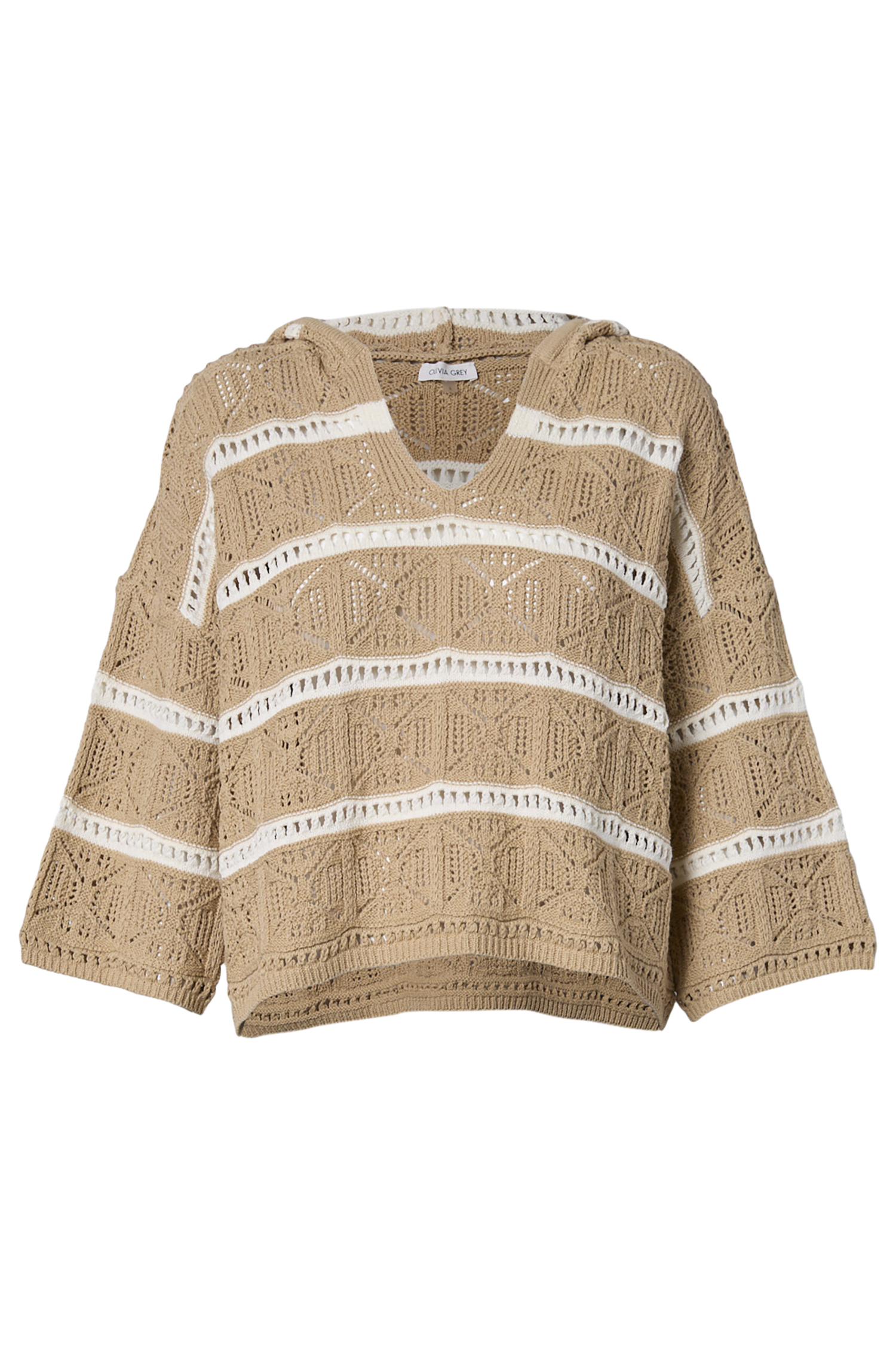 Crochet Pullover Hoodie