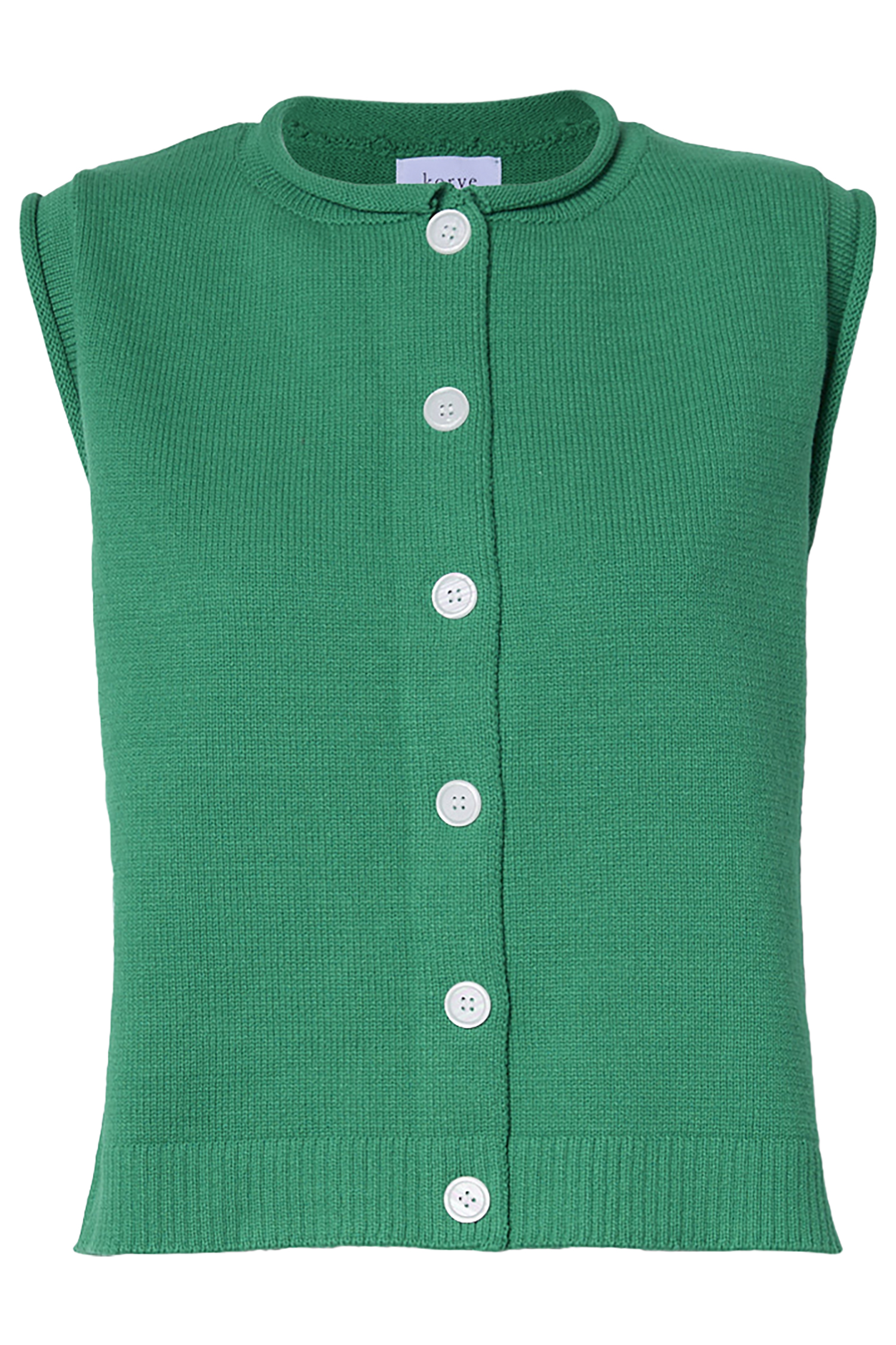 Button Front Knit Vest