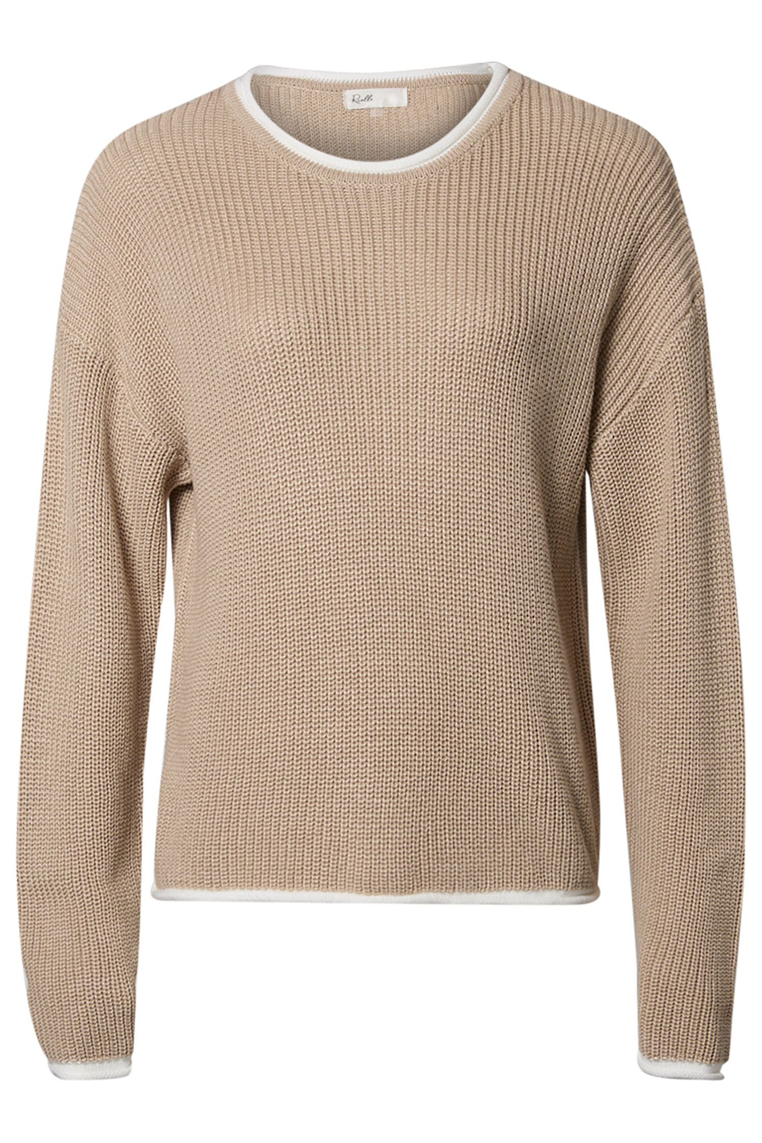 Contrast Knit Sweater