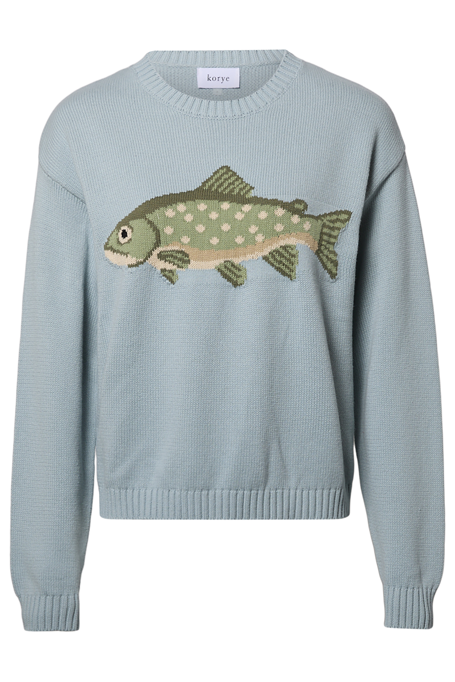 Fish Print Sweater