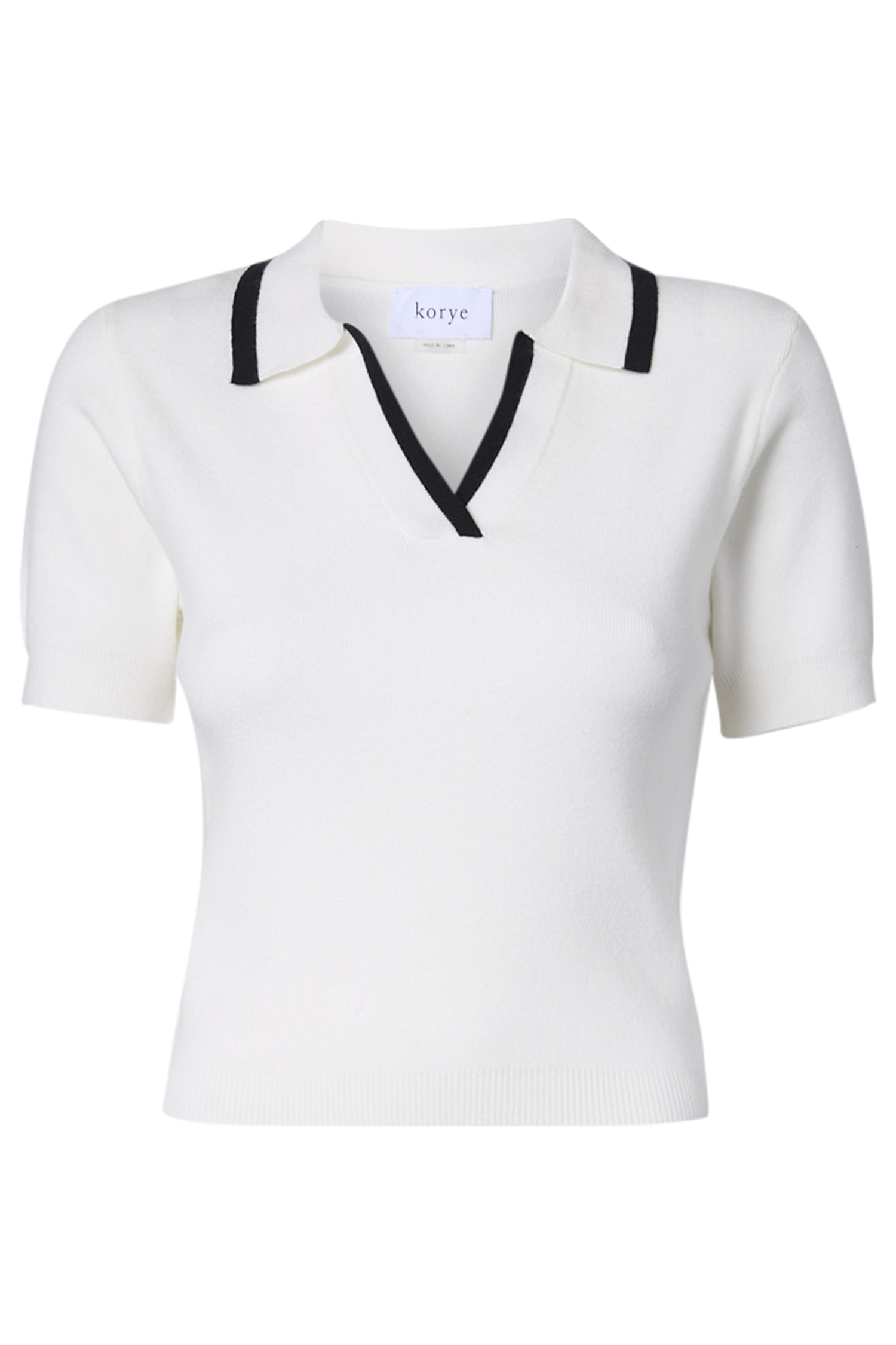Polo Knit Top