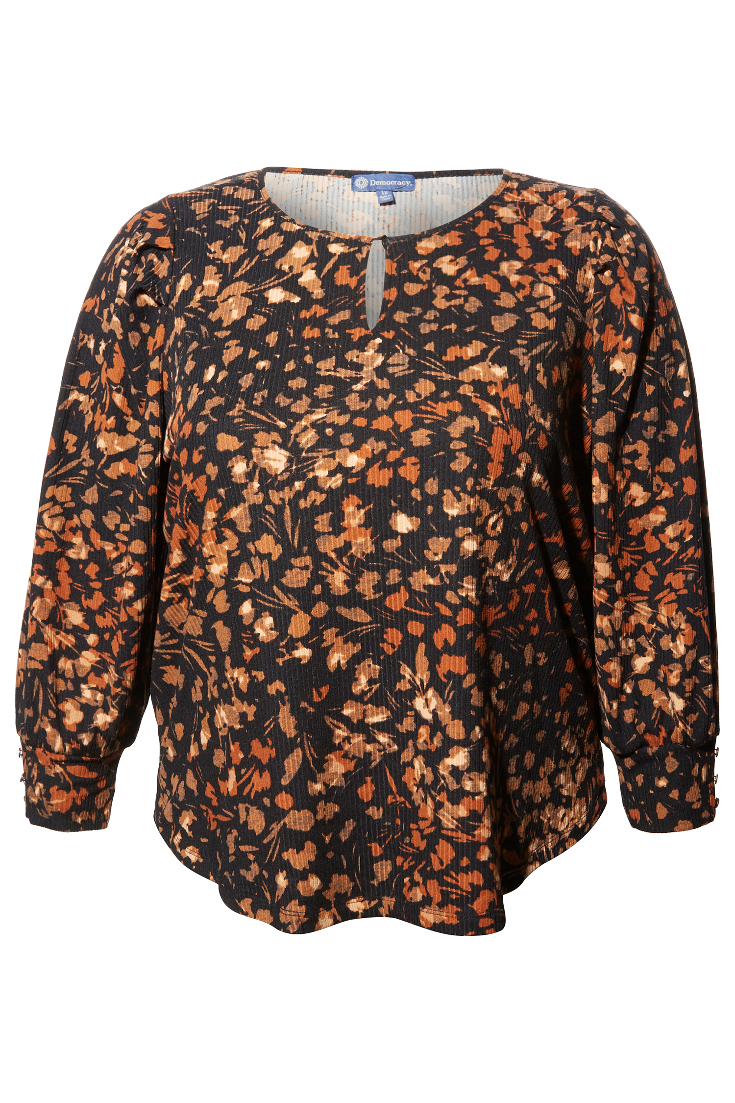 Democracy Textured Print Top