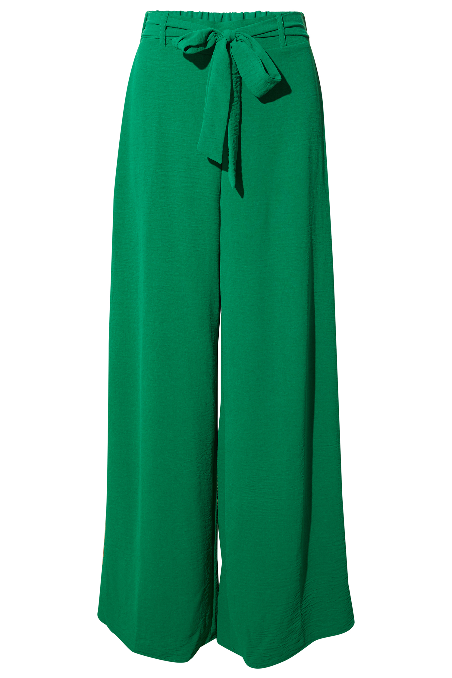 Tie Waist Wide Leg Pant