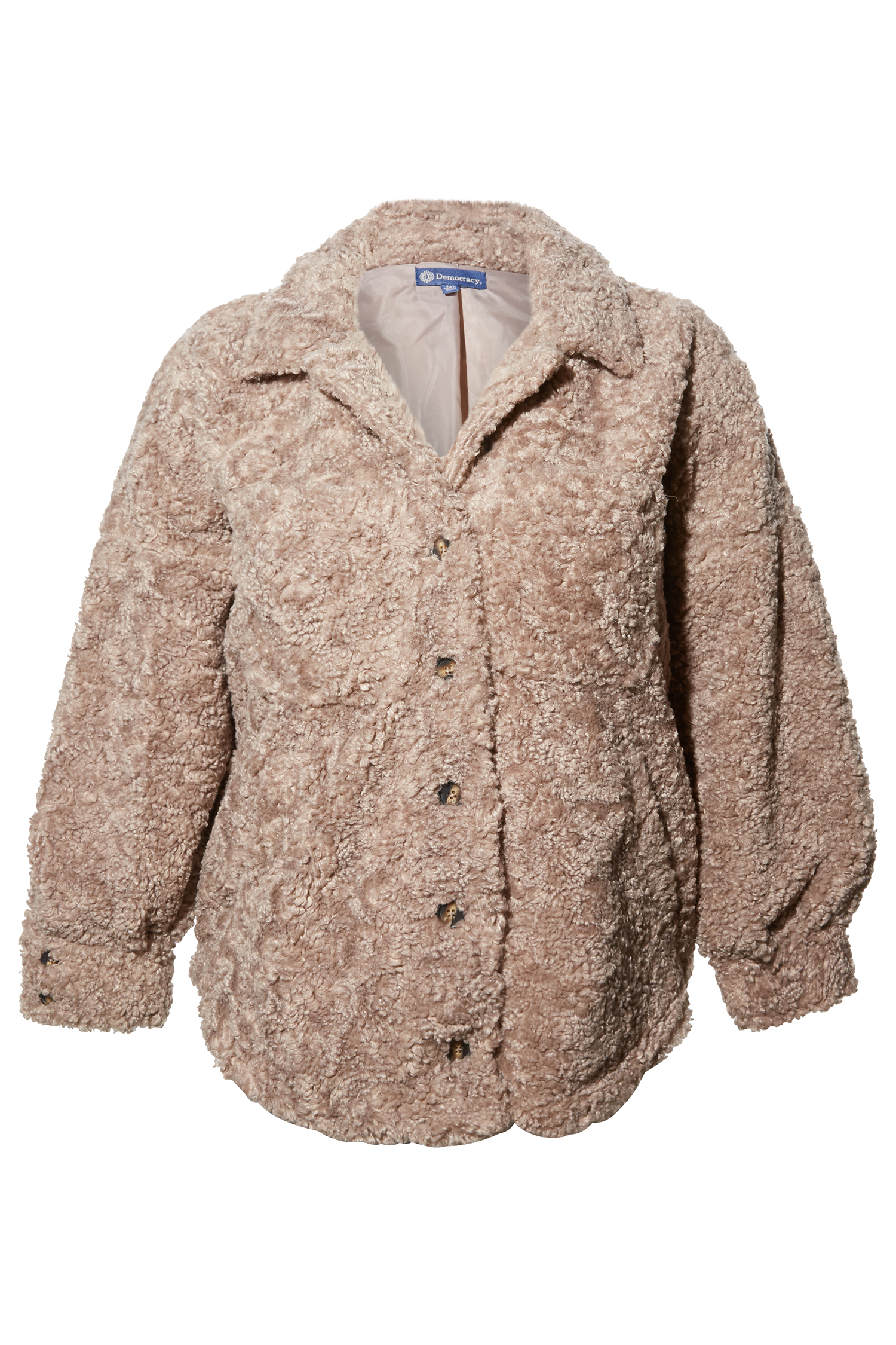 Democracy Sherpa Button Front Jacket