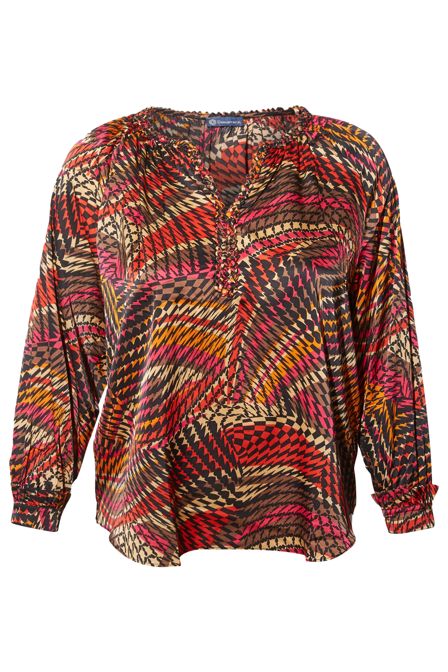 Democracy Braided Neck Top