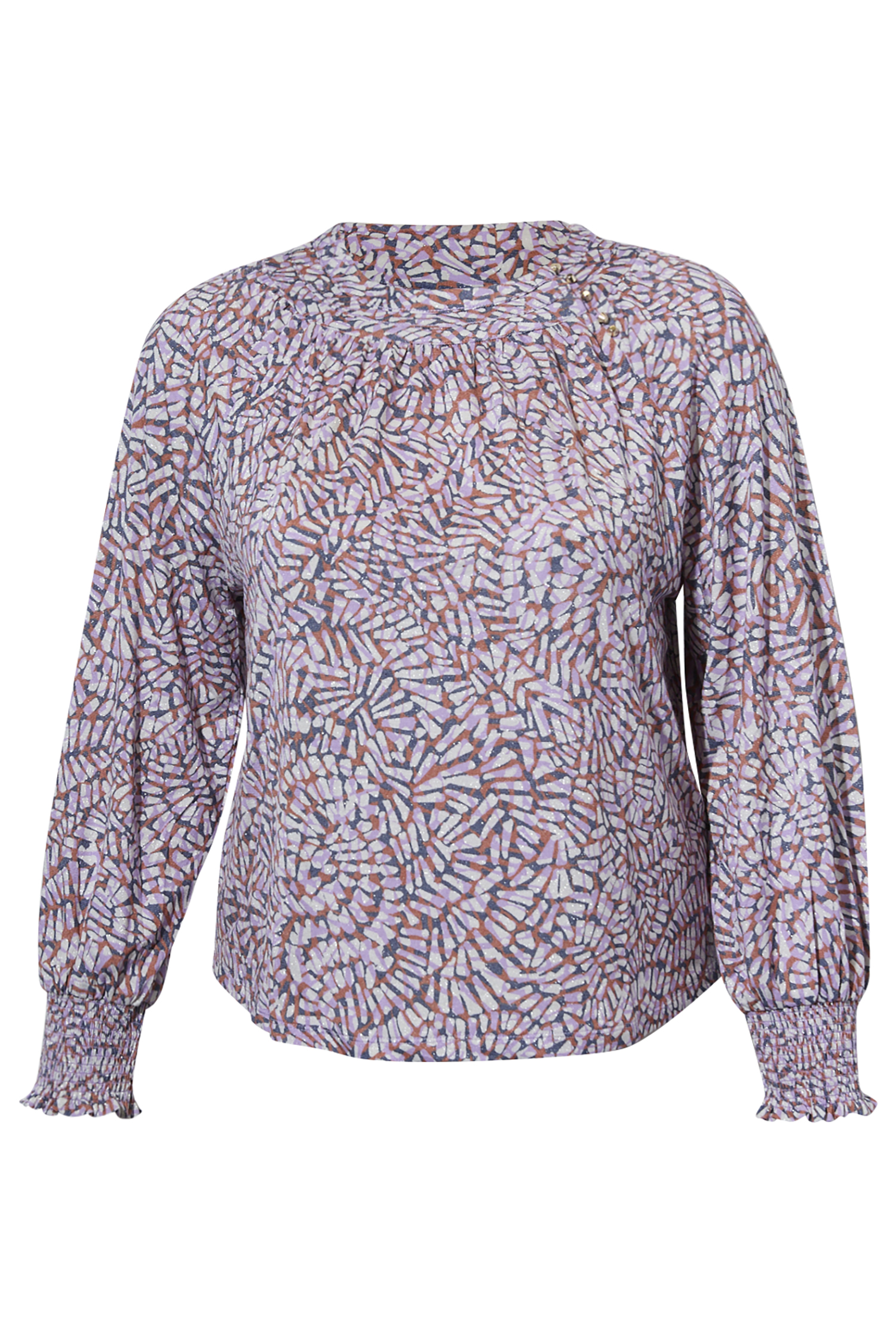 Democracy Long Sleeve Crew Neck Top