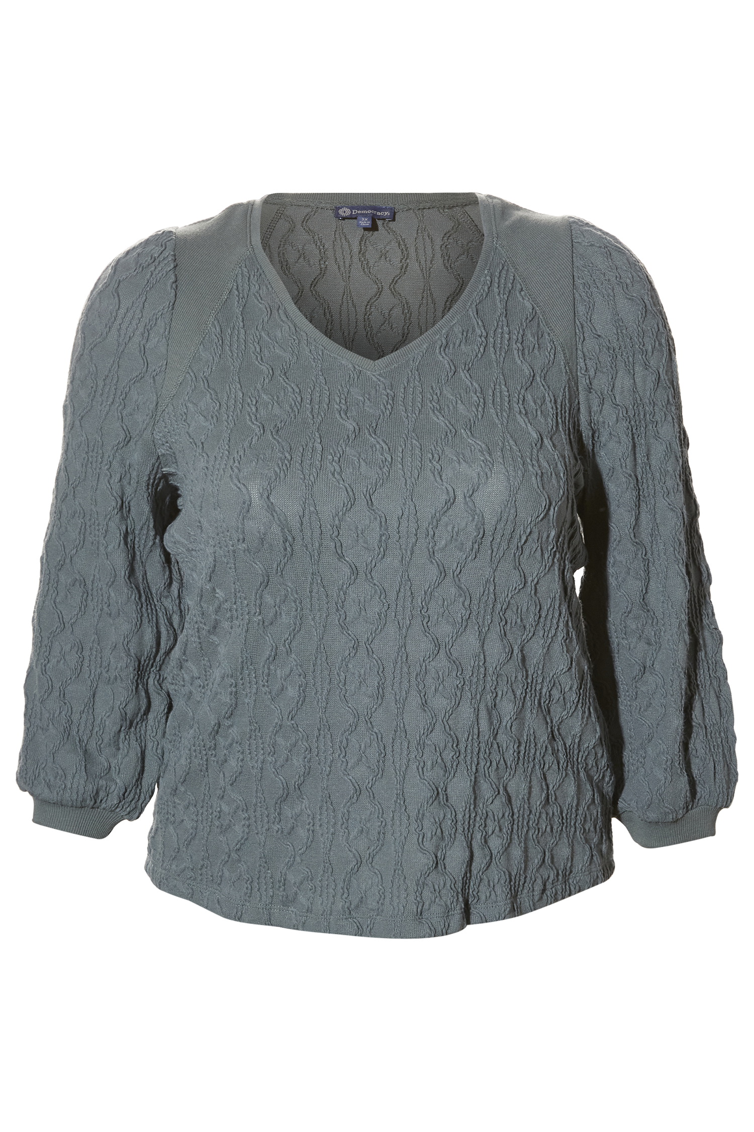 Democracy Textured Blouson Top