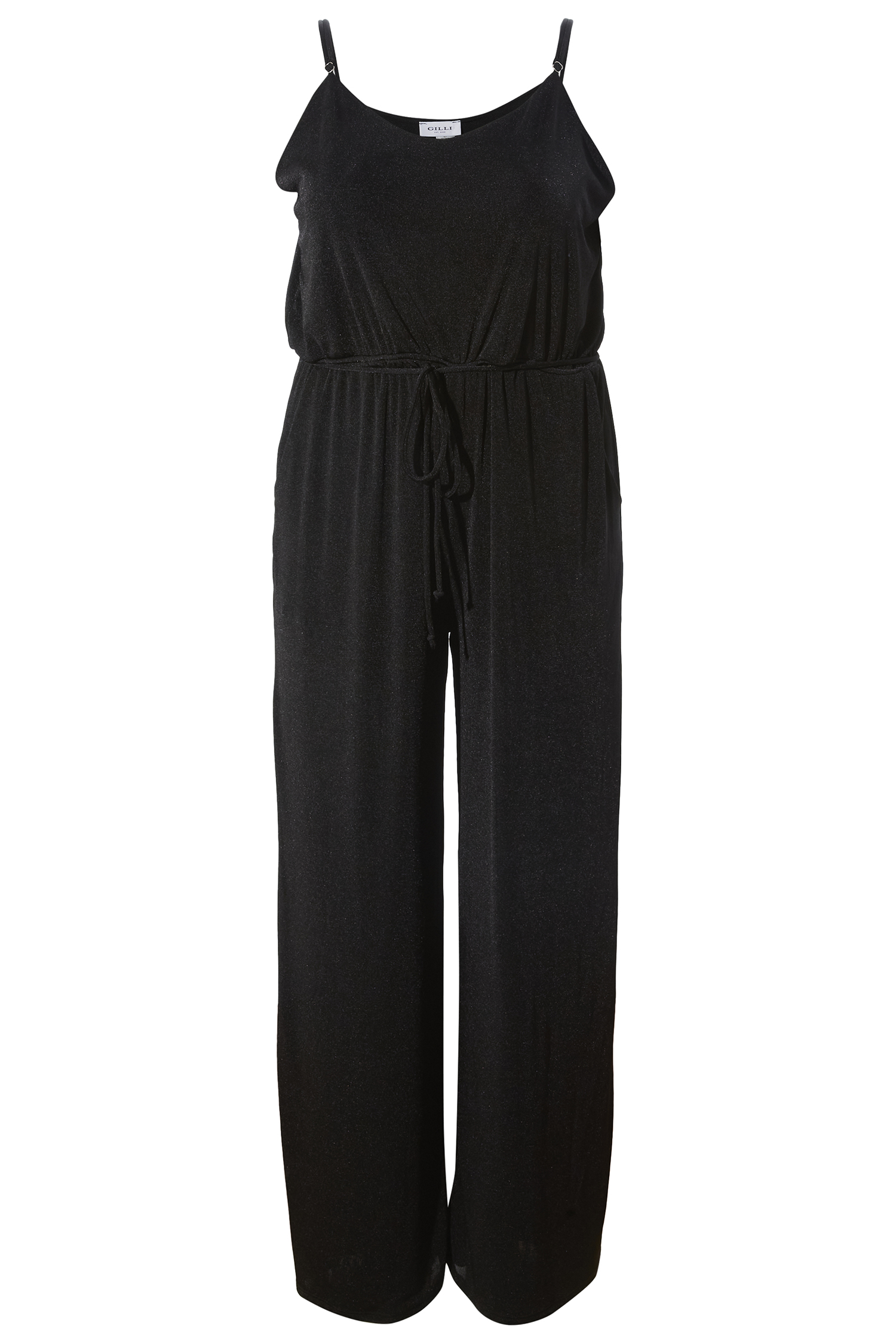 Sleeveless Tie Jumpsuit